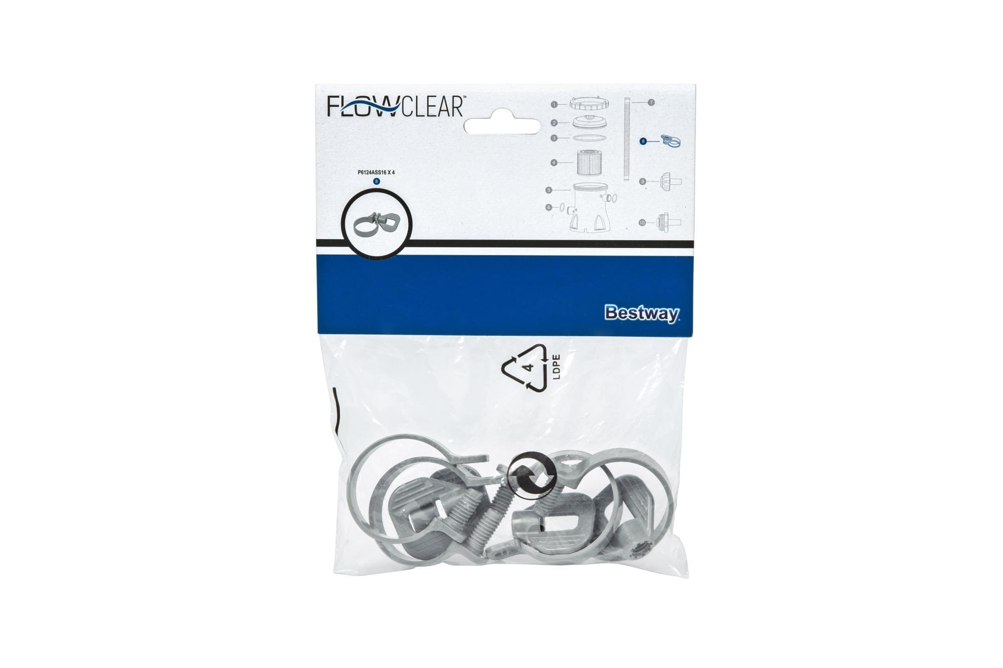 Ricambi Piscine e Spa Fascetta stringitubo Bestway 1