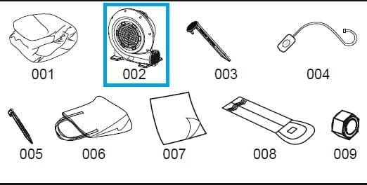 Parchi acquatici Compressore per parchi acquatici gonfiabili Bestway 2