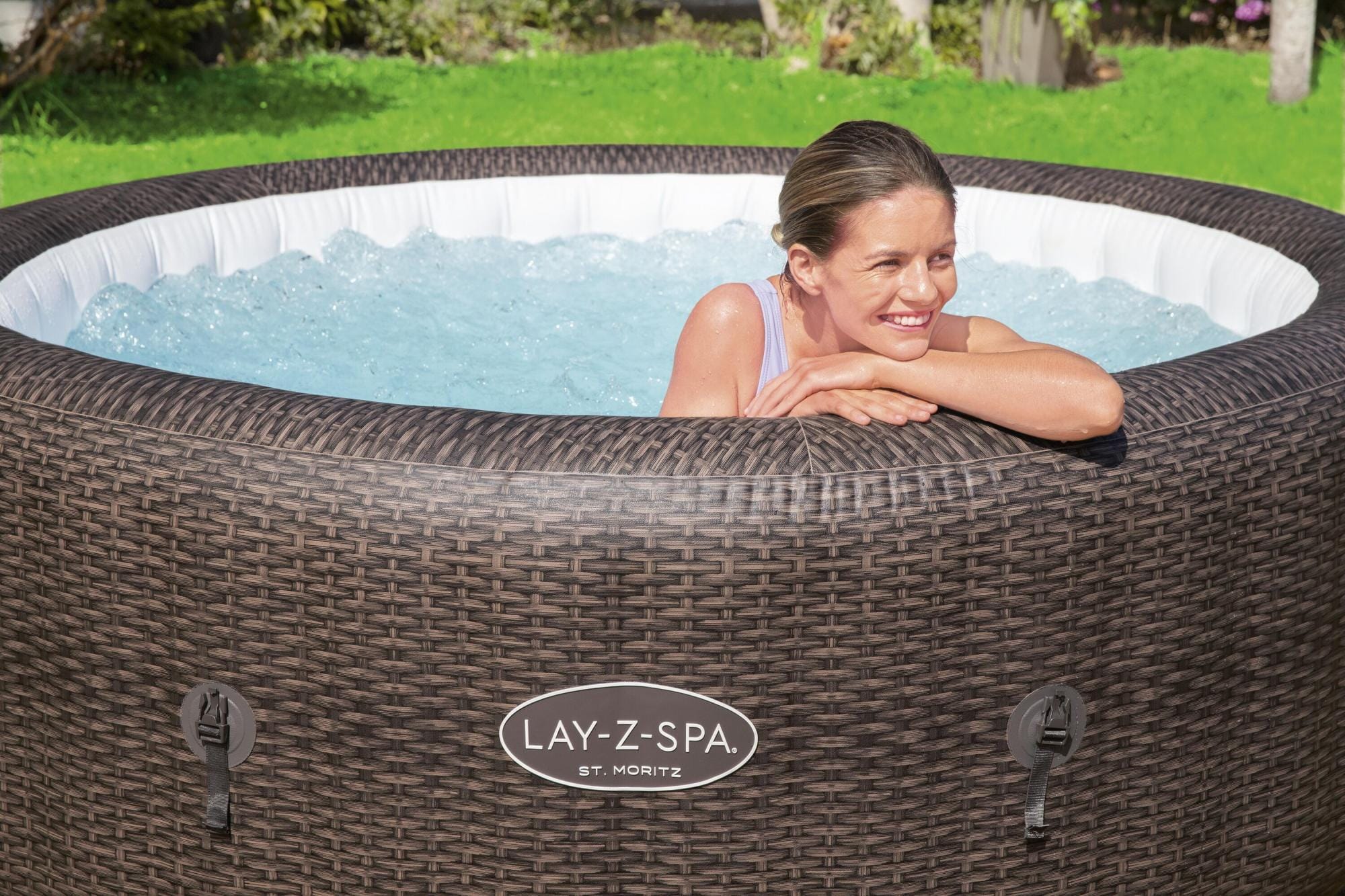 Idromassaggi gonfiabili Lay-Z-Spa Idromassaggio gonfiabile Lay-Z-Spa St. Moritz AirJet 5-7 persone con app Bestway 4
