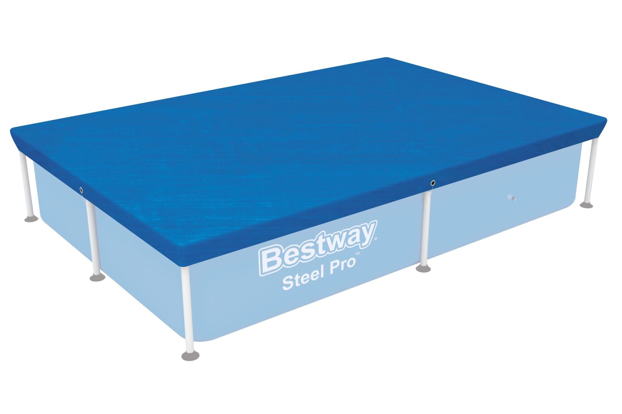 Coperture e Tappetini Copertura rettangolare per piscina da 221x150 cm Bestway 1