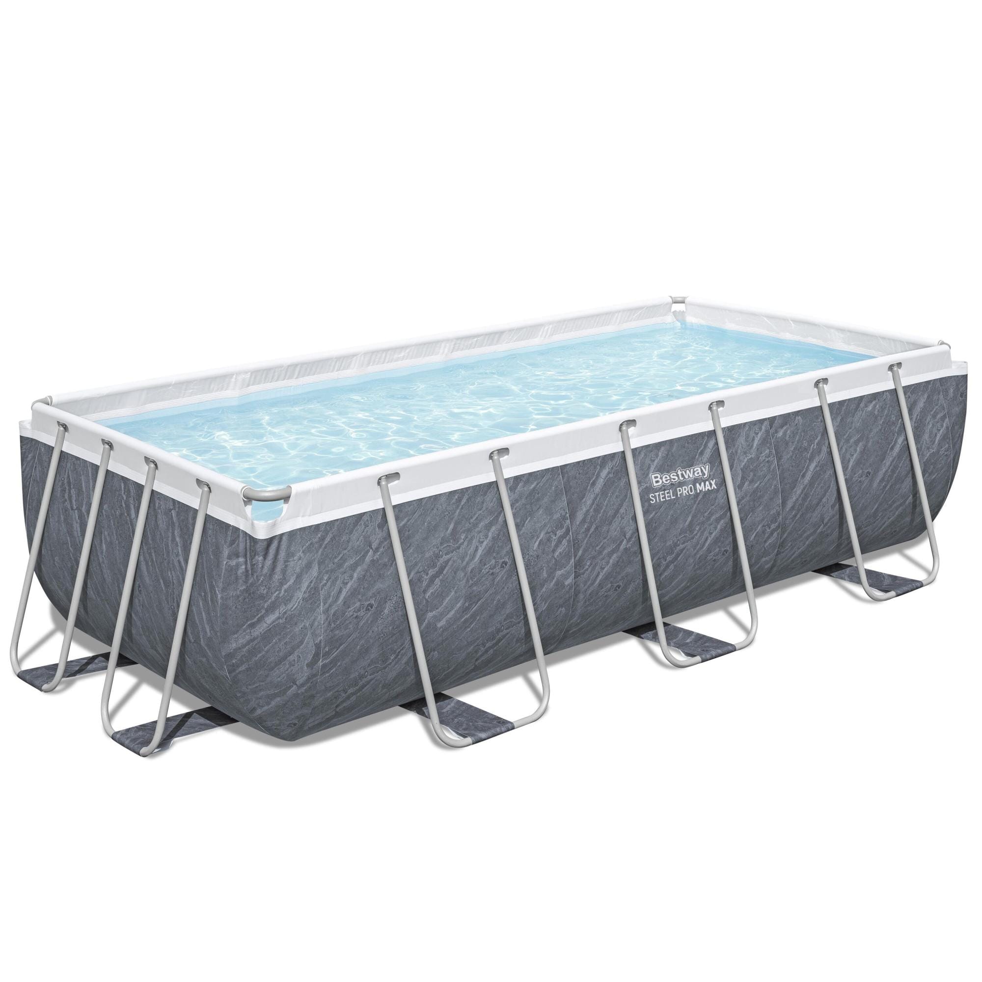 Piscine fuori terra Piscina base struttura e liner da 404x201x100 cm Bestway 1