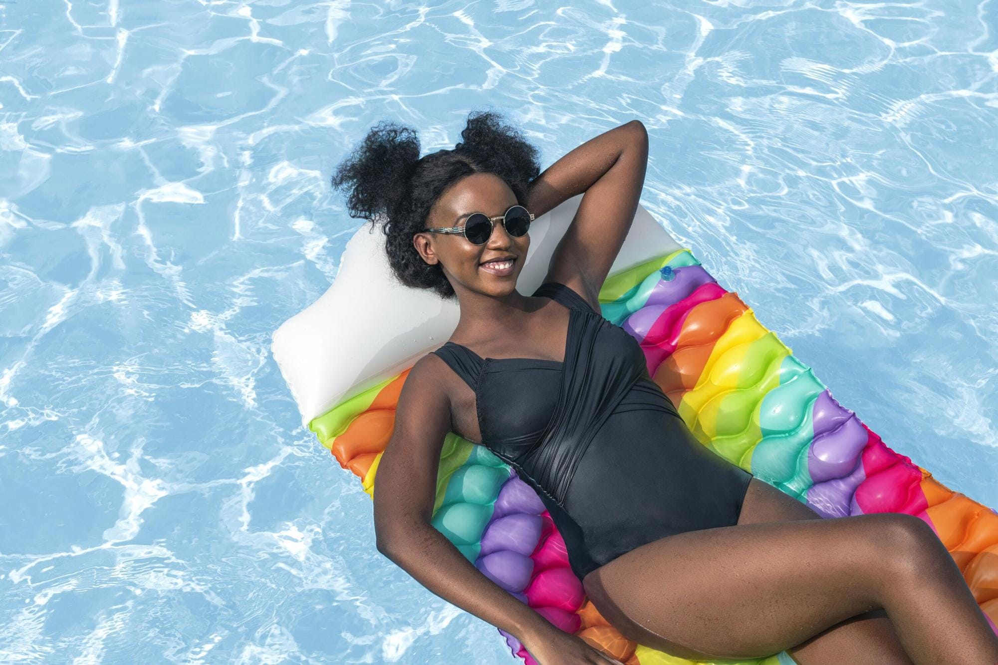 Gonfiabili mare per adulti Materassino gonfiabile Rainbow Dreams Bestway 3