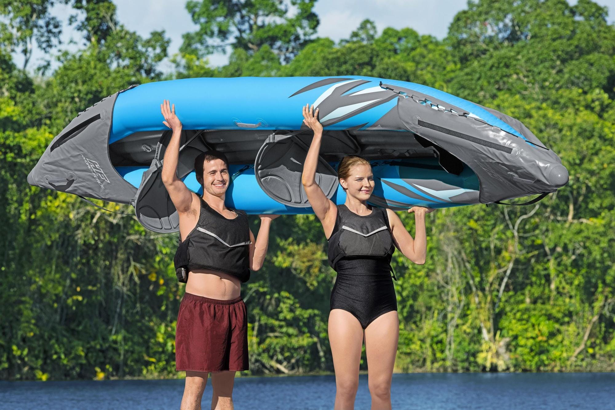 Sport Acquatici Kayak gonfiabile Surge Elite, 2 posti da 386x96x40 cm Bestway 3