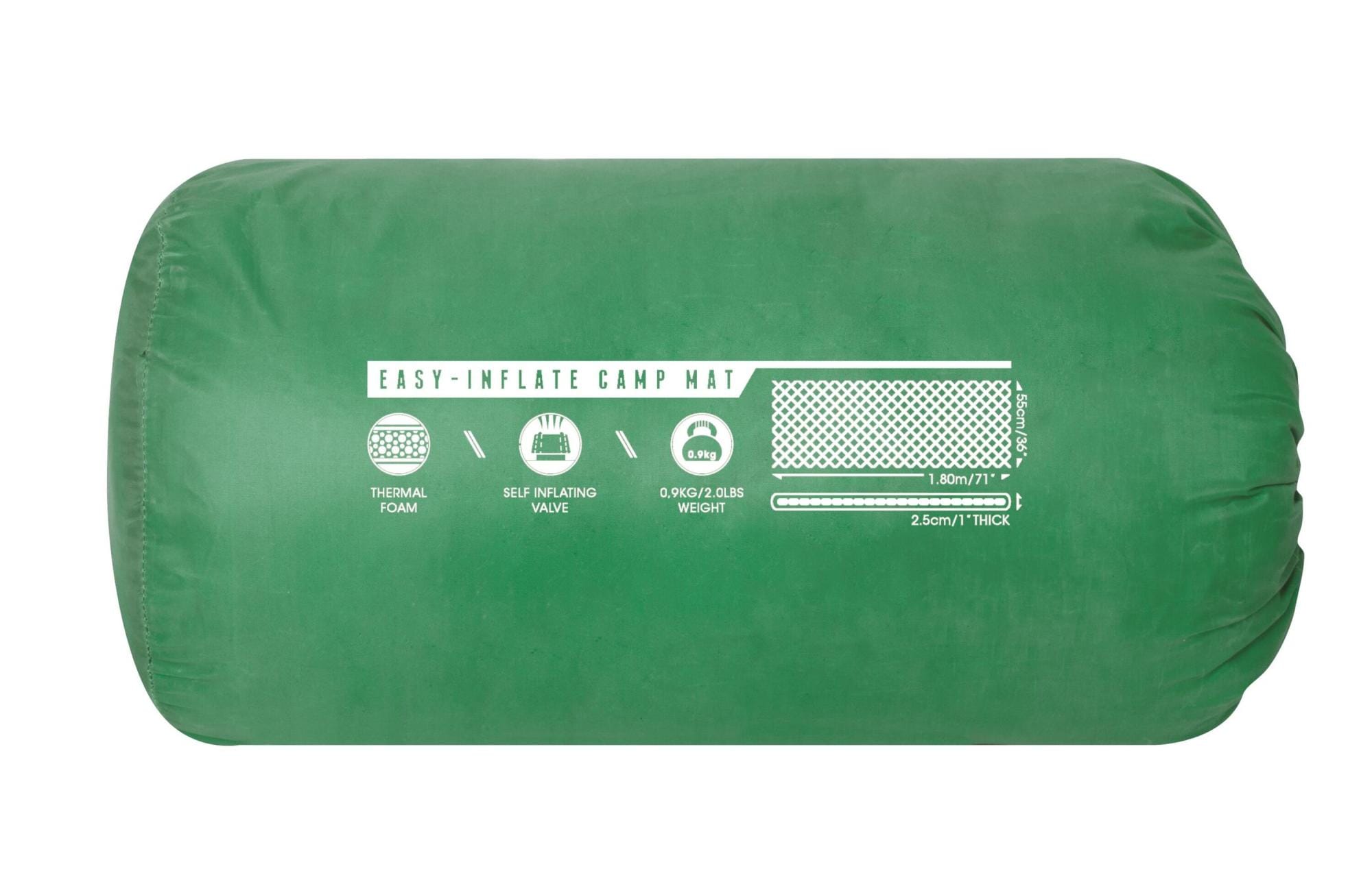 Materassi gonfiabili Materassino gonfiabile singolo da campeggio da 180x50x2,5 cm Bestway 2