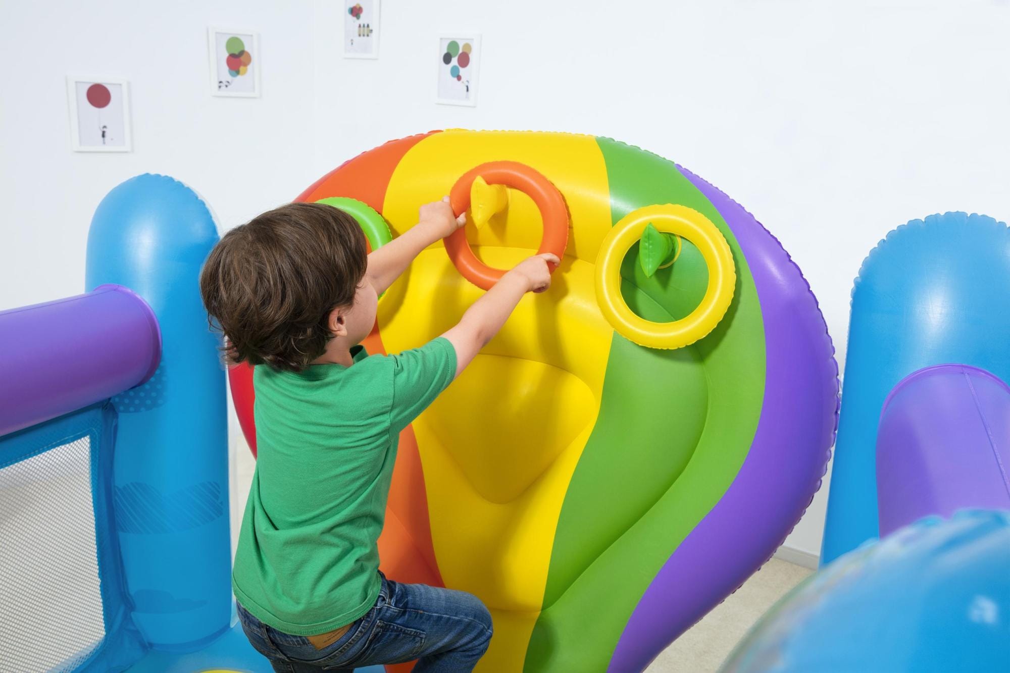 Giochi gonfiabili per bambini Castello gonfiabile con mongolfiera Bestway 3