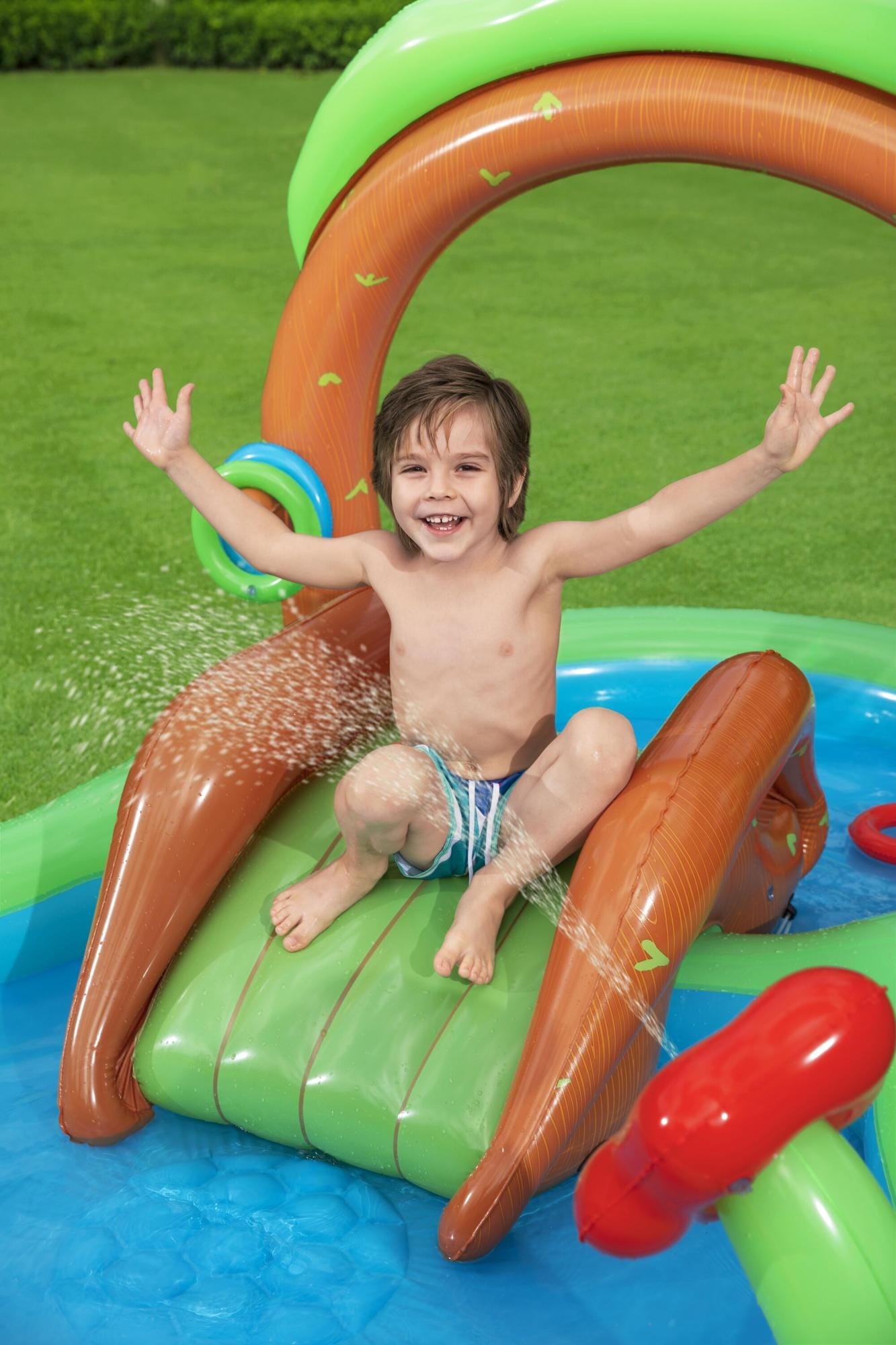 Giochi gonfiabili per bambini Playcenter gonfiabile Friendly Woods Bestway 4