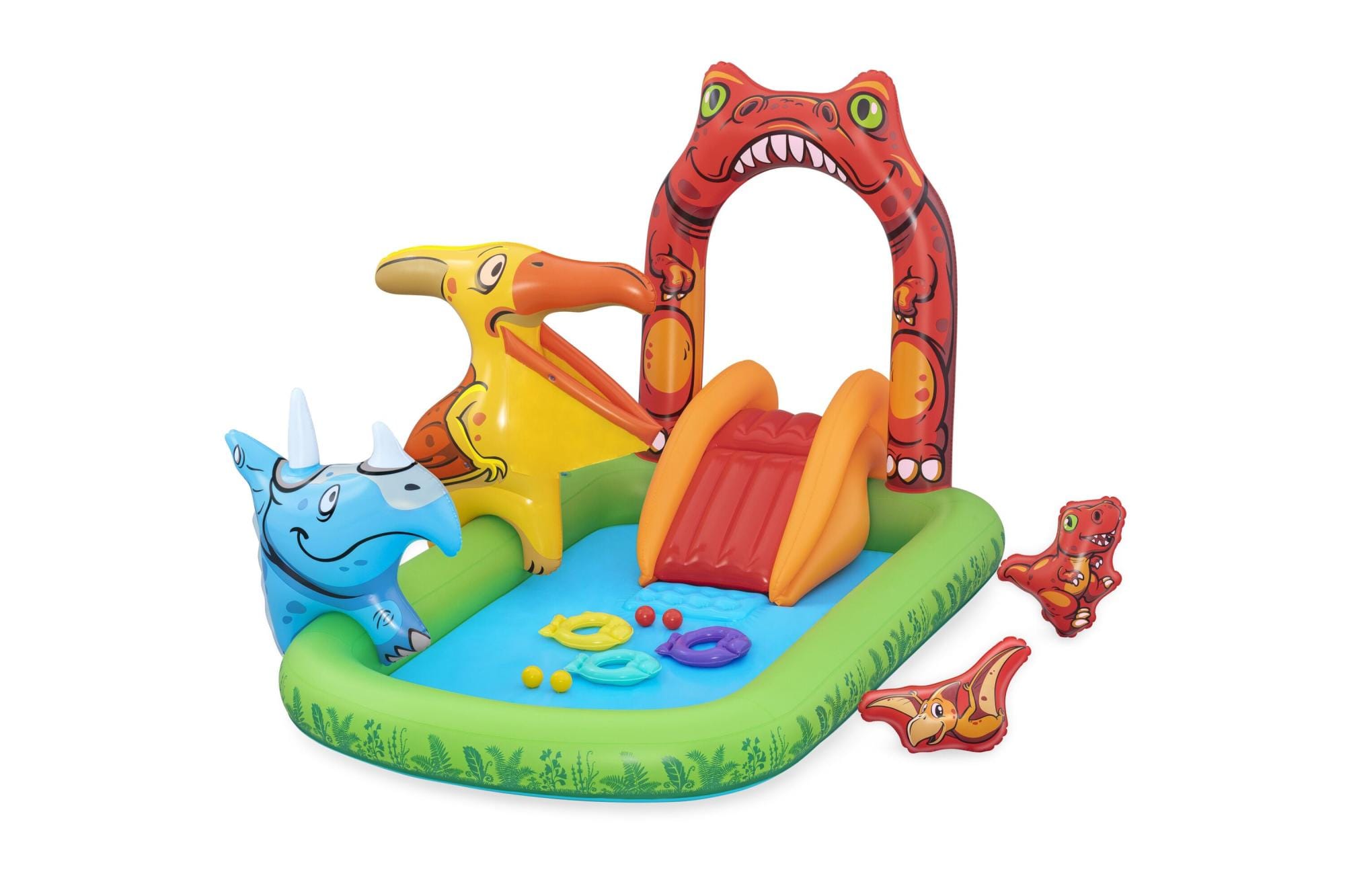Giochi gonfiabili per bambini Playcenter gonfiabile Jurassic Splash per bambini Bestway 1