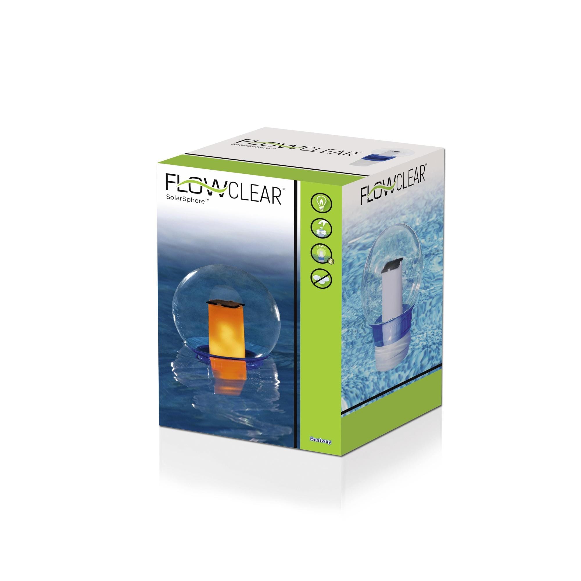 Trattamento chimico dell'acqua Dosatore chimico per cloro con LED da 17,5 cm Bestway 8