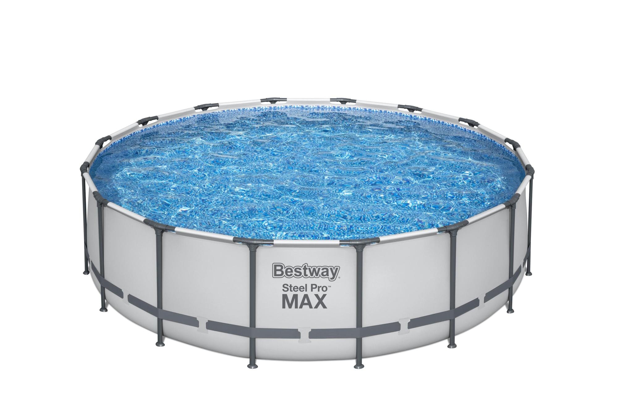 Piscine fuori terra Set piscina grigio chiaro da 488x122 cm Bestway 1