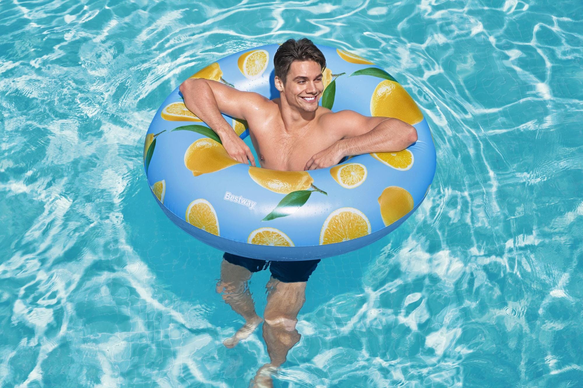 Gonfiabili mare per adulti Ciambella gonfiabile Limone Bestway 1