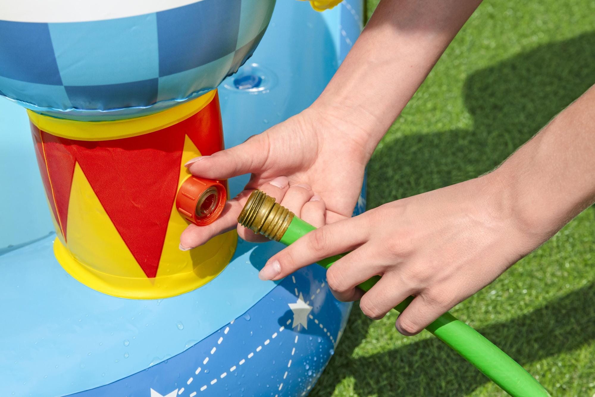 Giochi gonfiabili per bambini Playcenter gonfiabile Piccoli Astronauti con scivolo Bestway 8