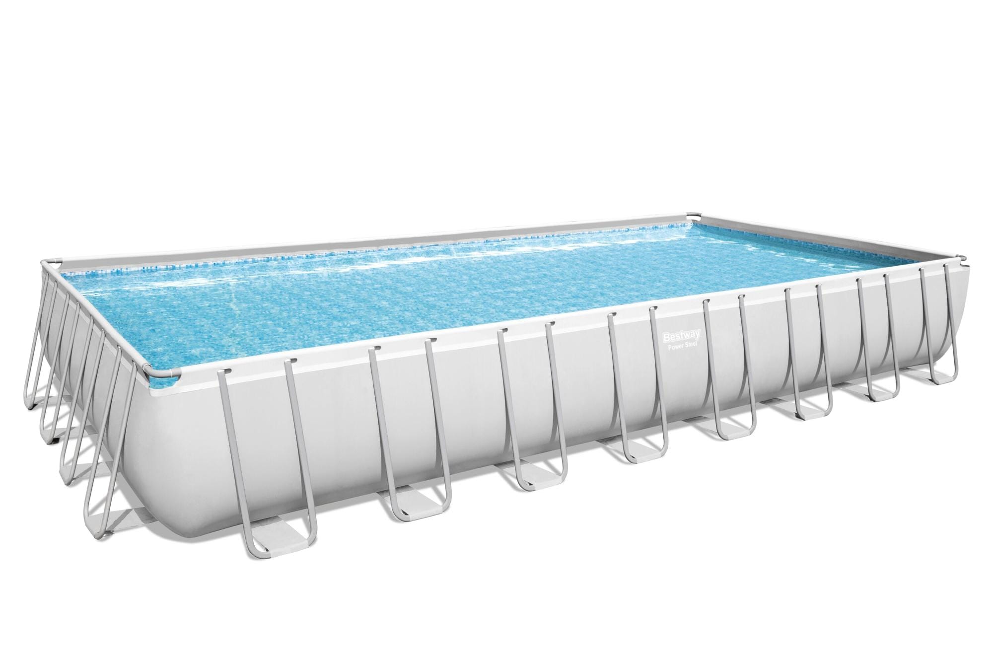 Piscine fuori terra Piscina solo struttura grigio chiaro - 956x488x132 cm Bestway 1