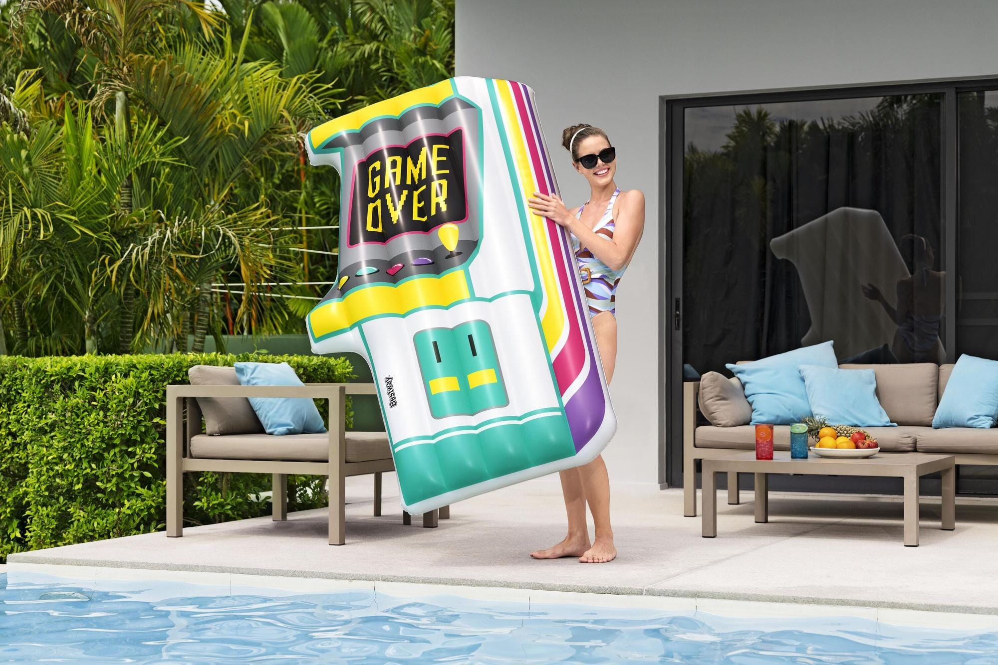 Gonfiabili mare per adulti Materassino da piscina Aqua Arcade Bestway 3