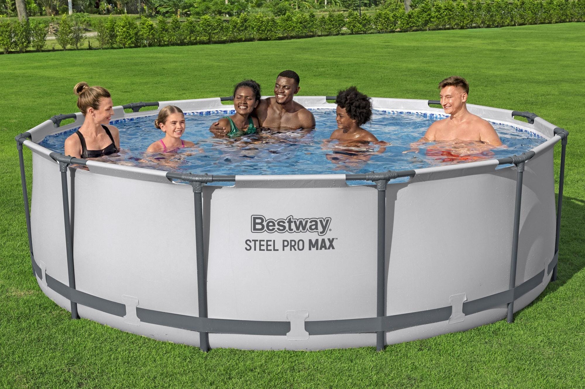 Piscine fuori terra Piscina base struttura e liner Steel Pro MAX 366x100 cm Bestway 2