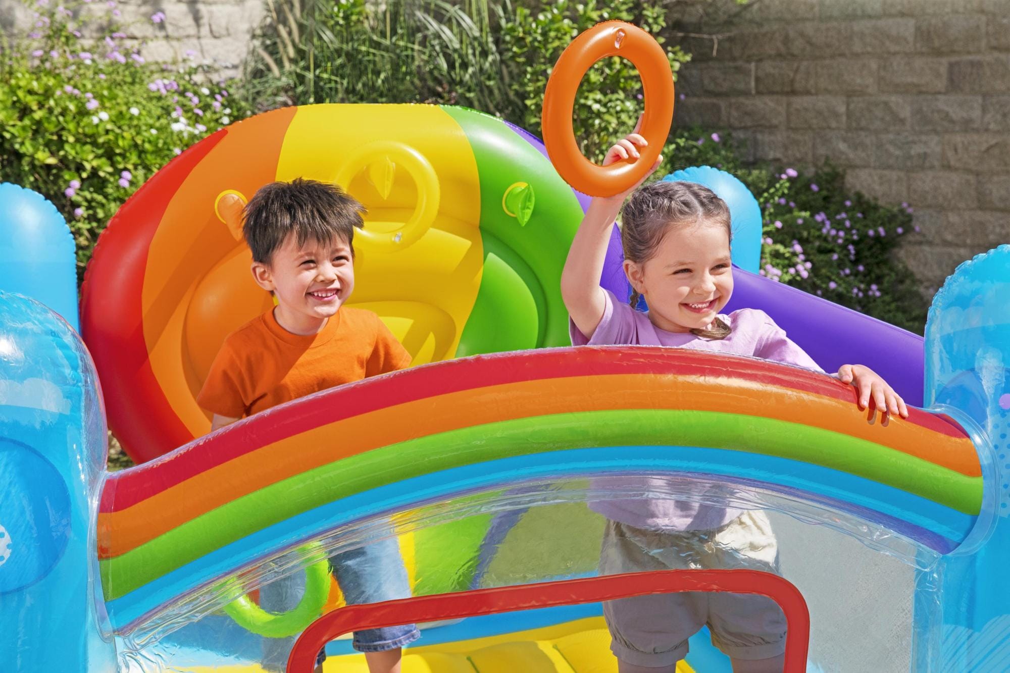 Giochi gonfiabili per bambini Castello gonfiabile con mongolfiera Bestway 6