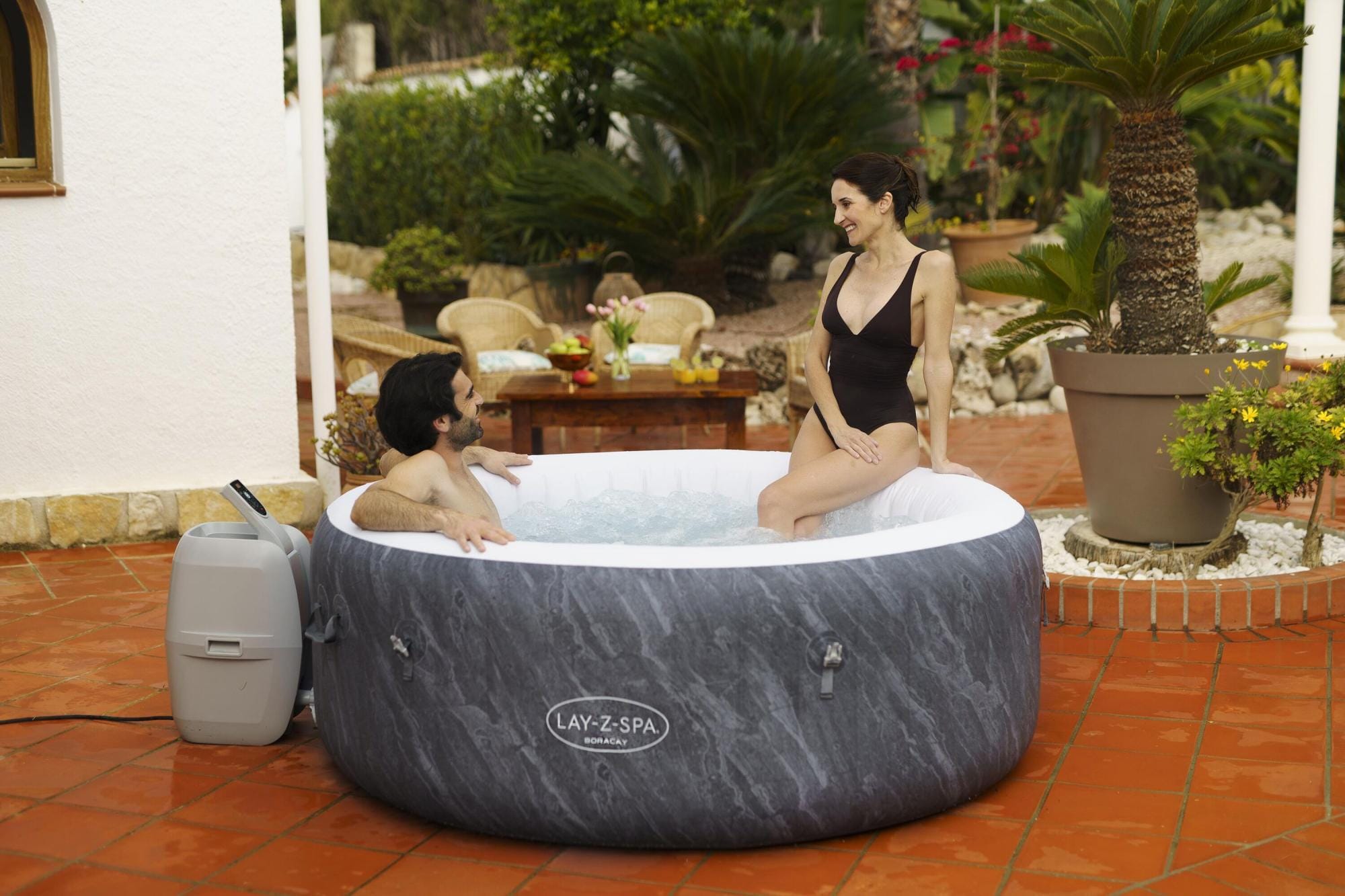 Idromassaggi gonfiabili Lay-Z-Spa Idromassaggio gonfiabile Lay-Z-Spa Boracay AirJet 2-4 persone Bestway 1