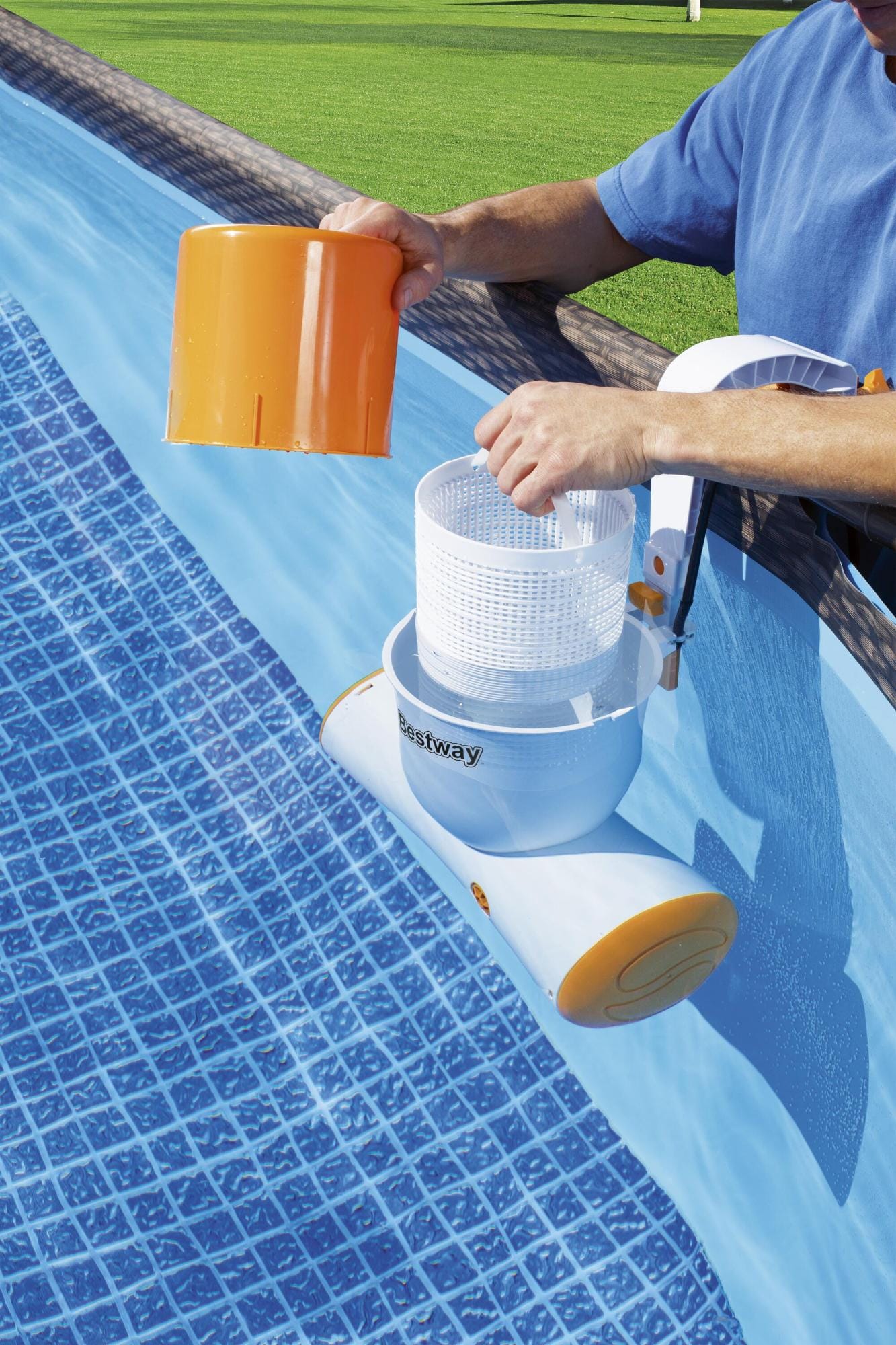 Pompe di filtraggio e Cartucce Pompa di filtraggio Skimatic a cartuccia Tipo III da 2.574 L/H Bestway 3