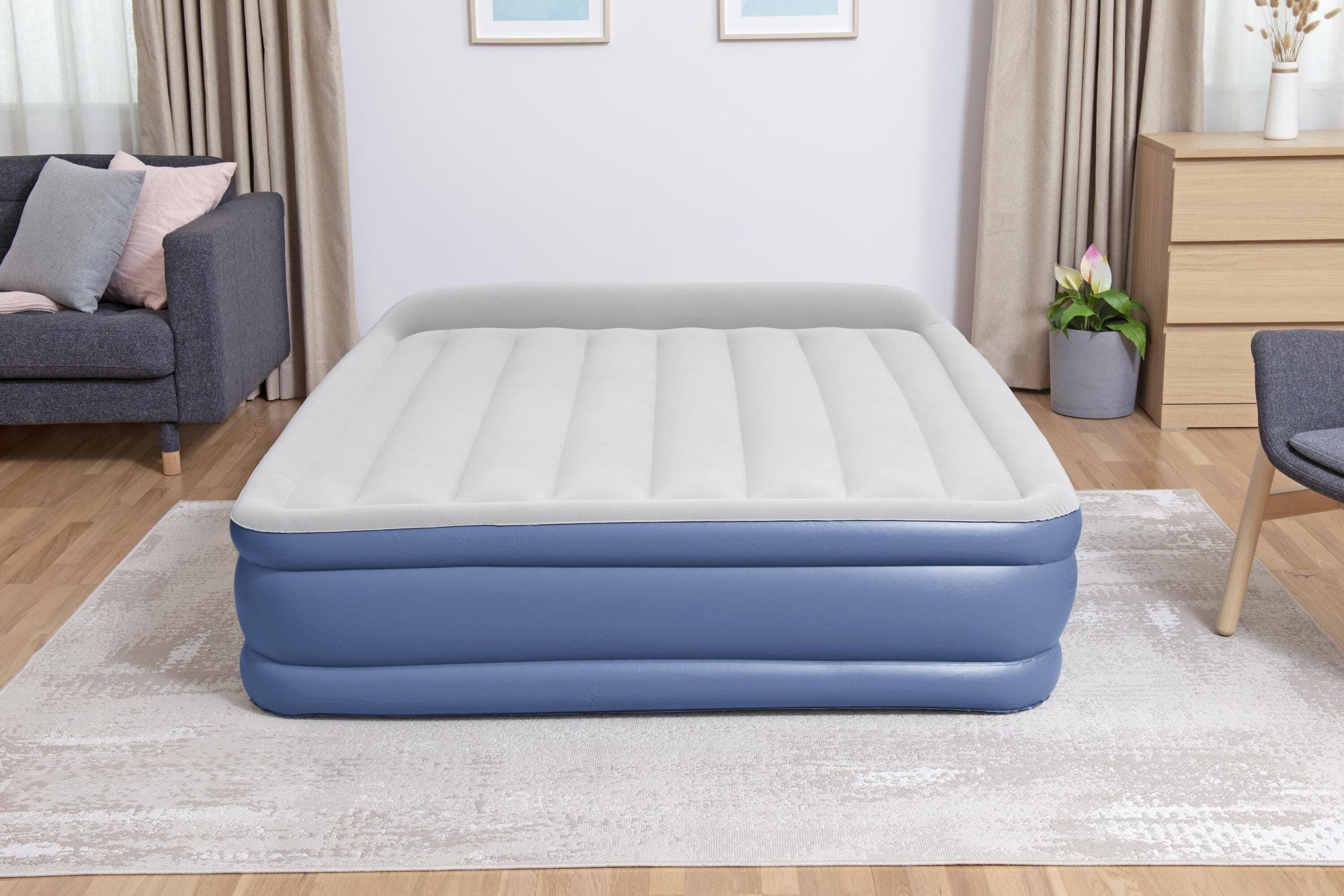 Materassi gonfiabili Materasso gonfiabile matrimoniale in Tritech da 203x152x46 cm Bestway 22