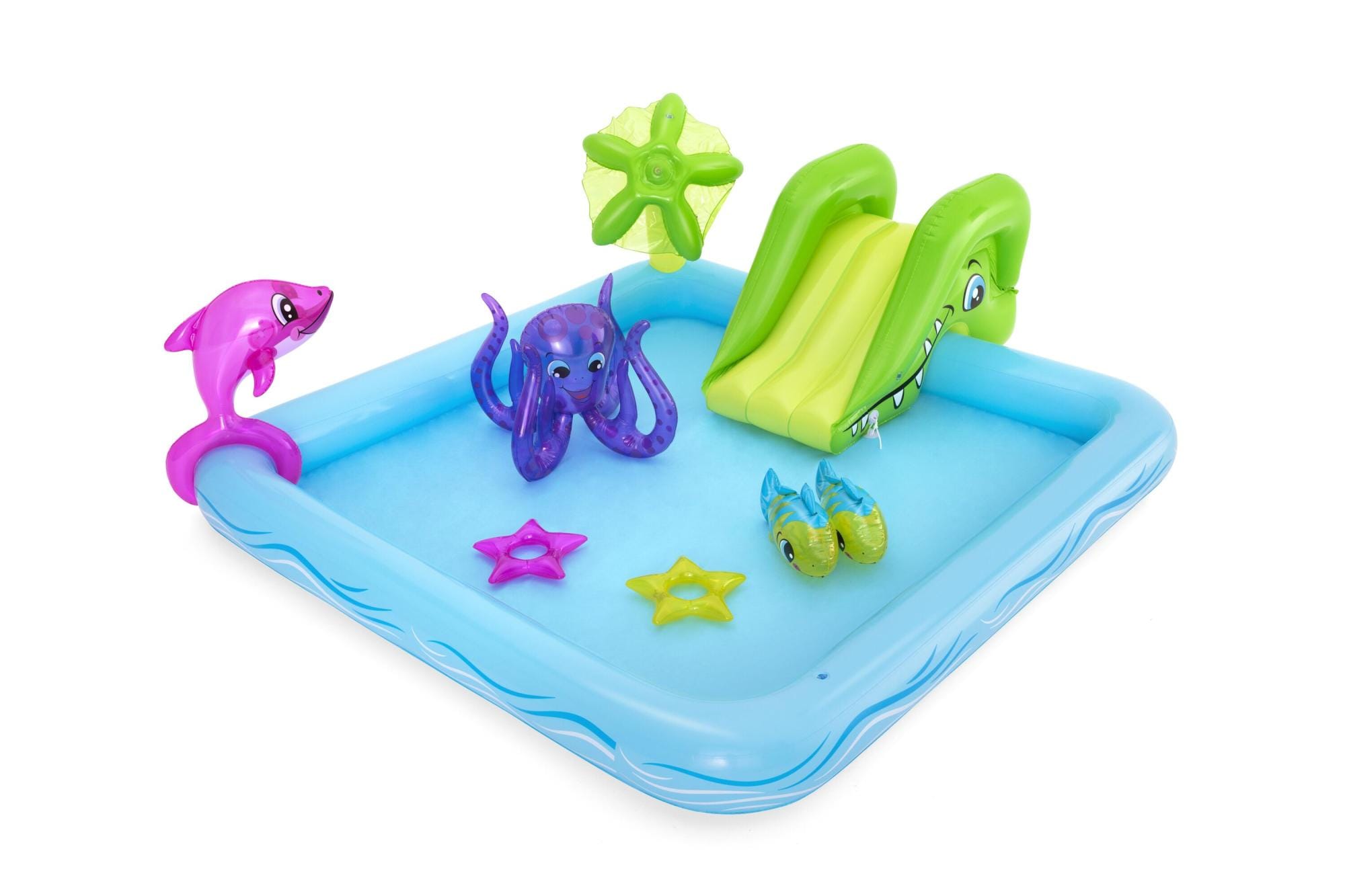 Giochi gonfiabili per bambini Playcenter gonfiabile Acquario Fantastico Bestway 1