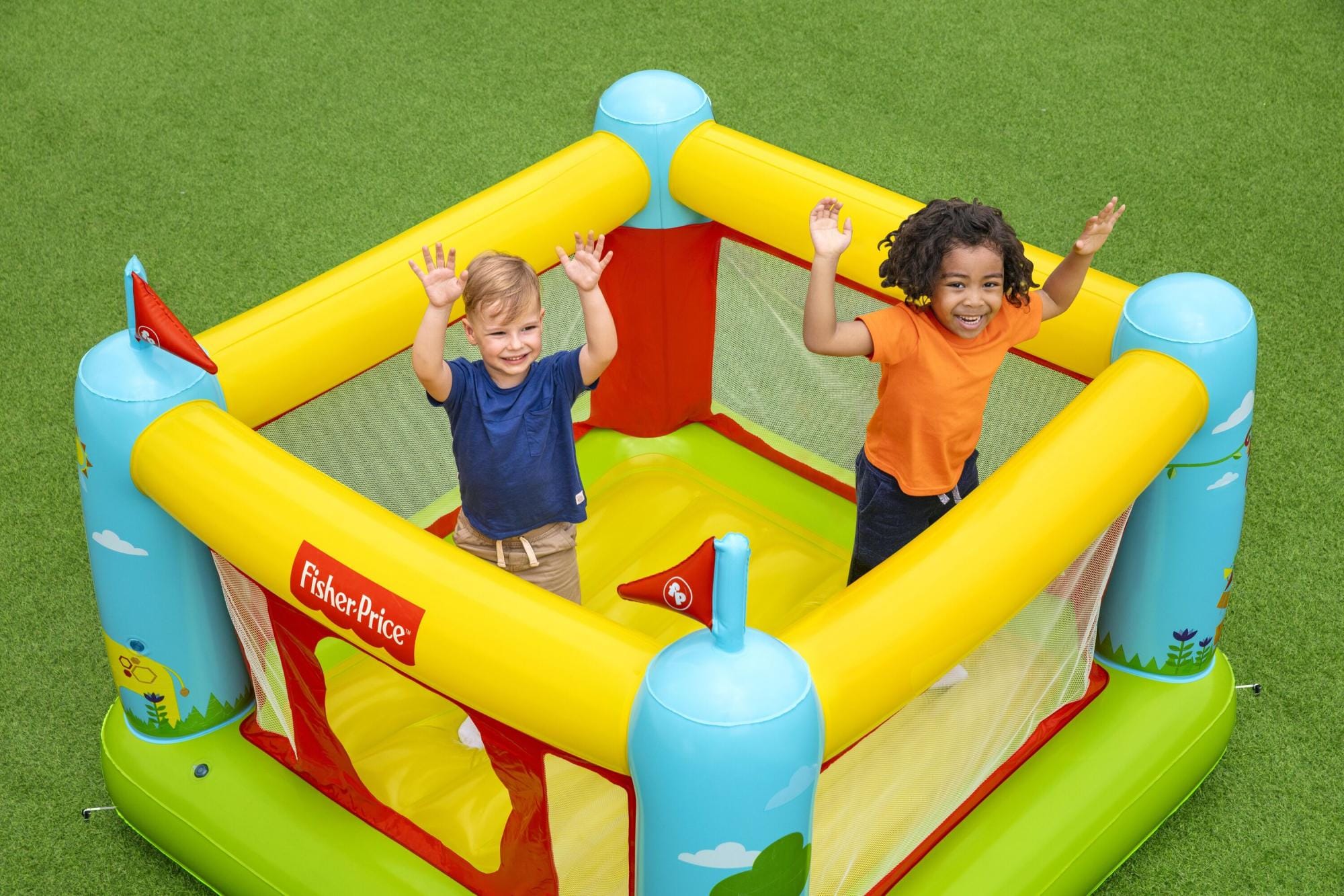 Giochi gonfiabili per bambini Castello gonfiabile Bouncetastic Fisher-Price Bestway 5