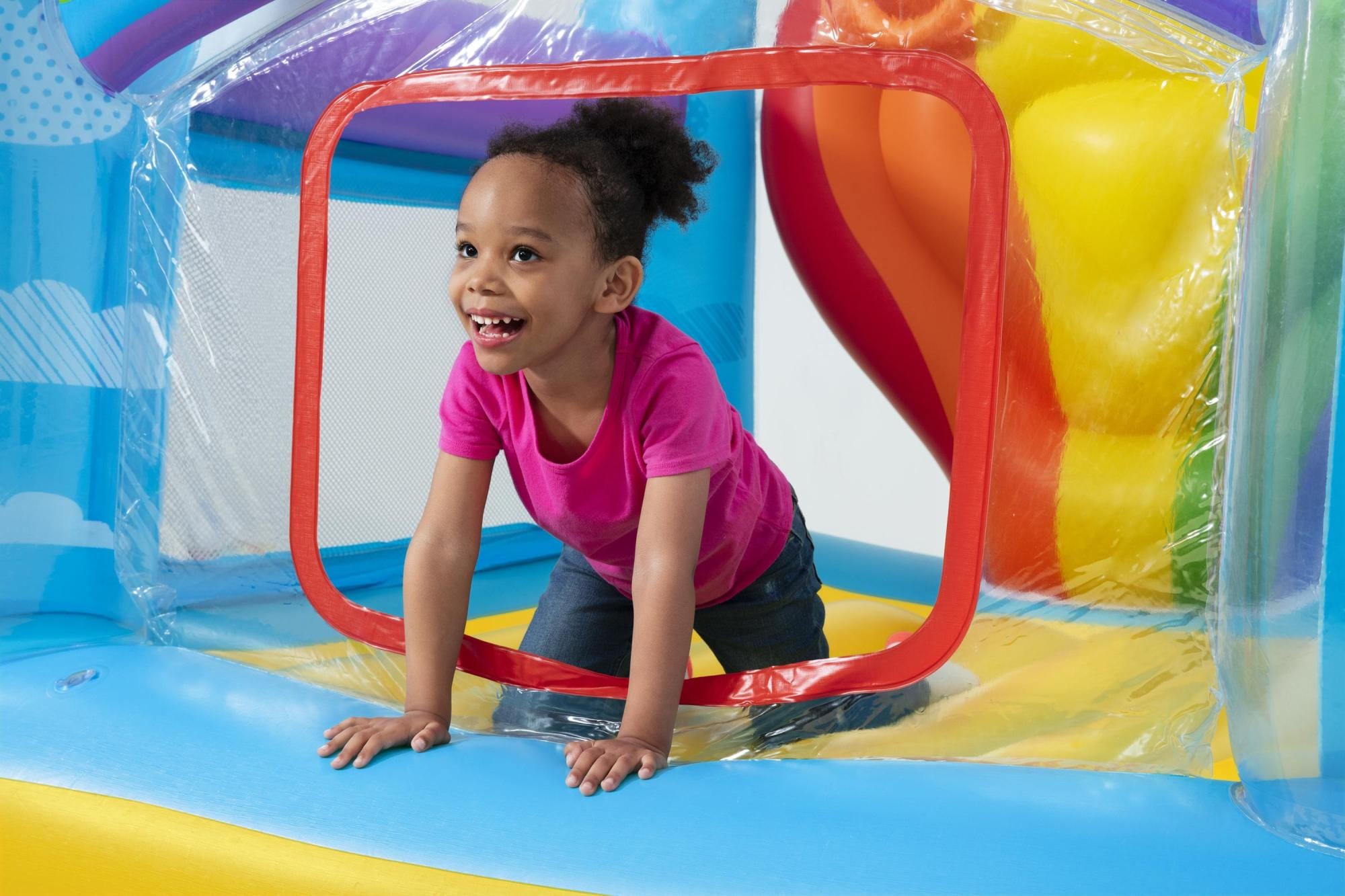 Giochi gonfiabili per bambini Castello gonfiabile con mongolfiera Bestway 4