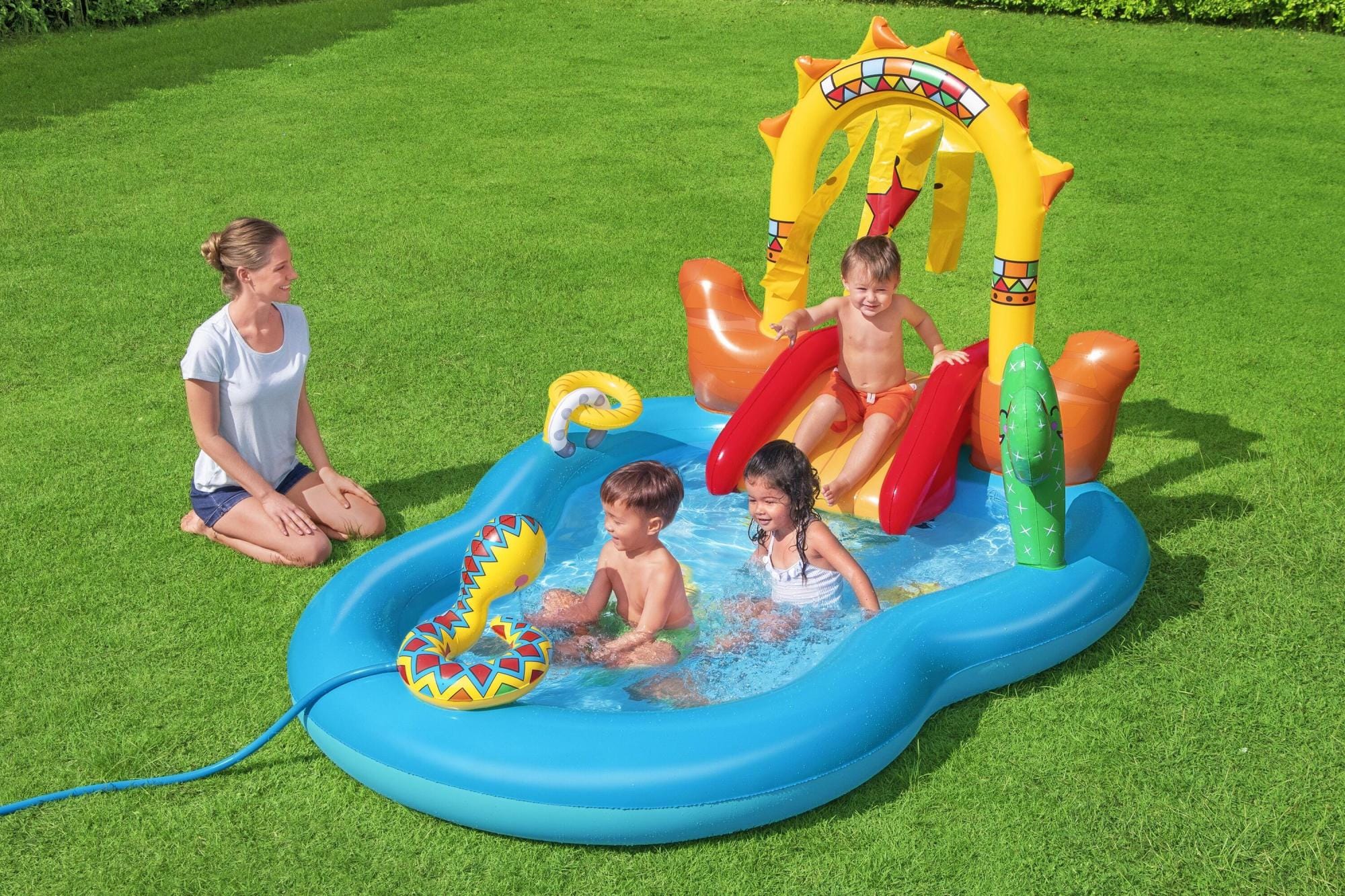 Giochi gonfiabili per bambini Playcenter gonfiabile Far West Bestway 3
