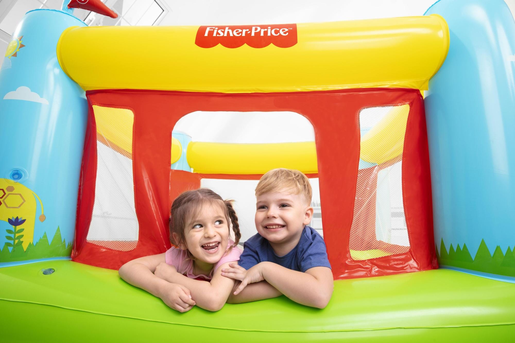 Giochi gonfiabili per bambini Castello gonfiabile Bouncetastic Fisher-Price Bestway 18