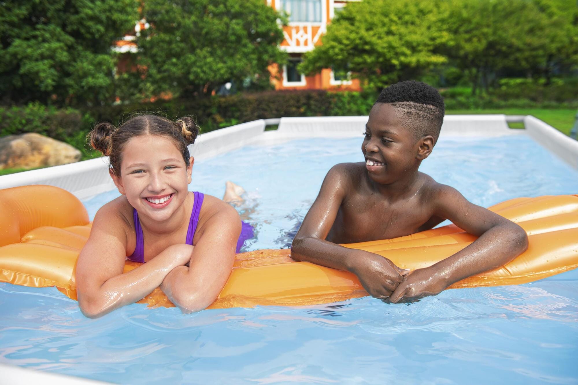 Piscine fuori terra Piscina base struttura e liner da 404x201x100 cm Bestway 4