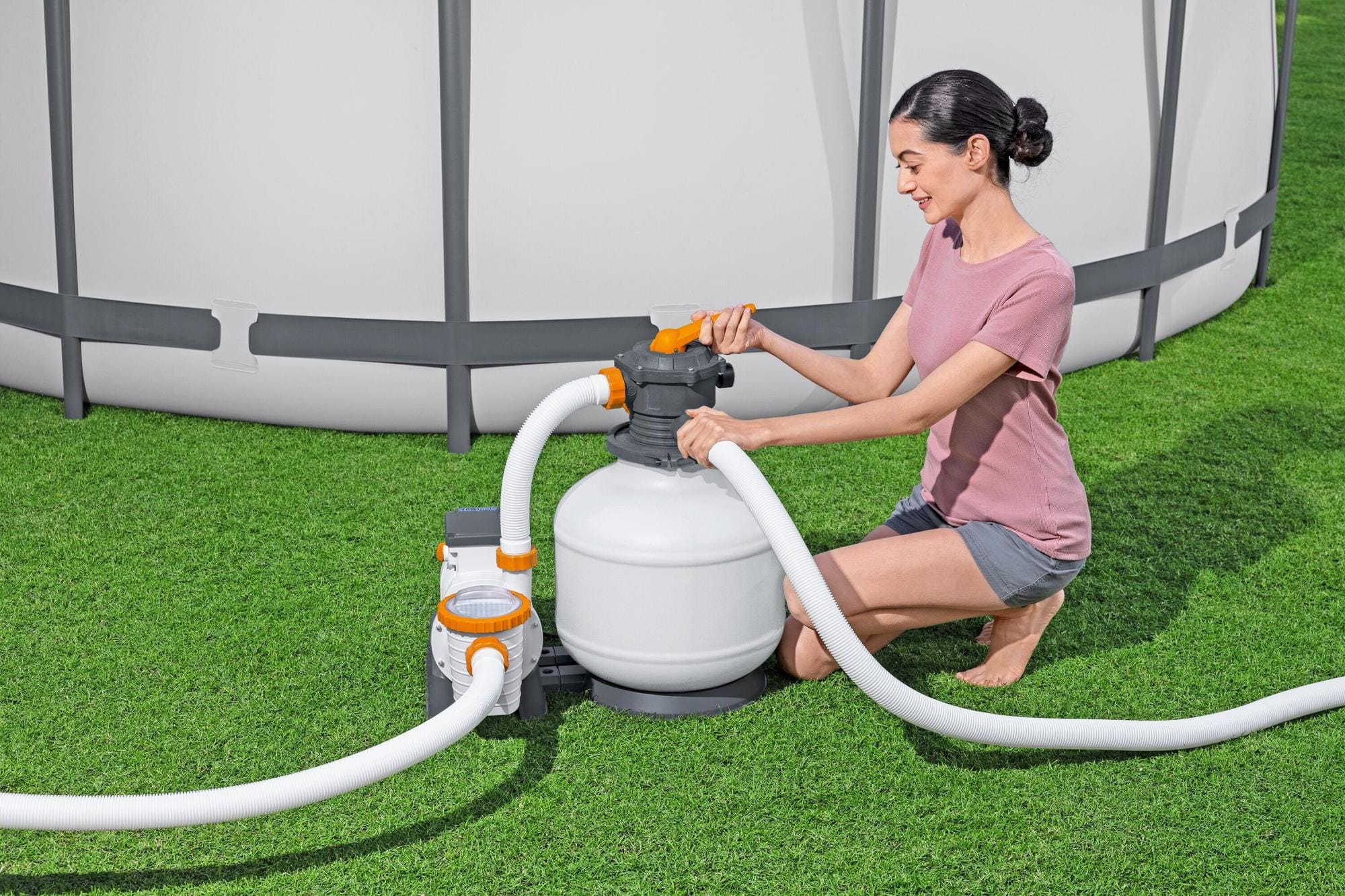 Accessori Piscine e Spa Pompa filtro a sabbia - 11.355 L/H Bestway 2