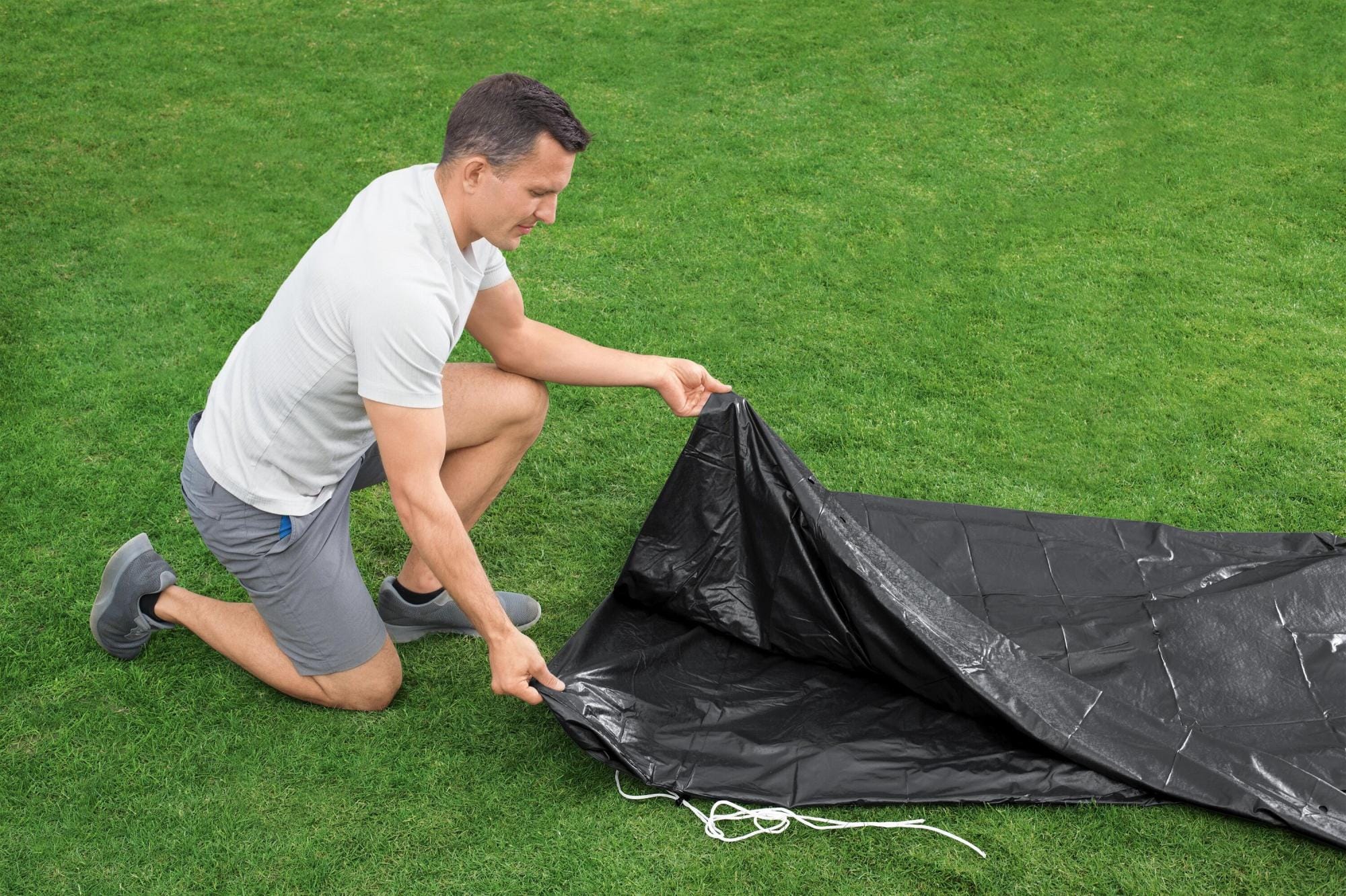 Coperture e Tappetini Copertura per piscina rotonda da 457 cm Bestway 1