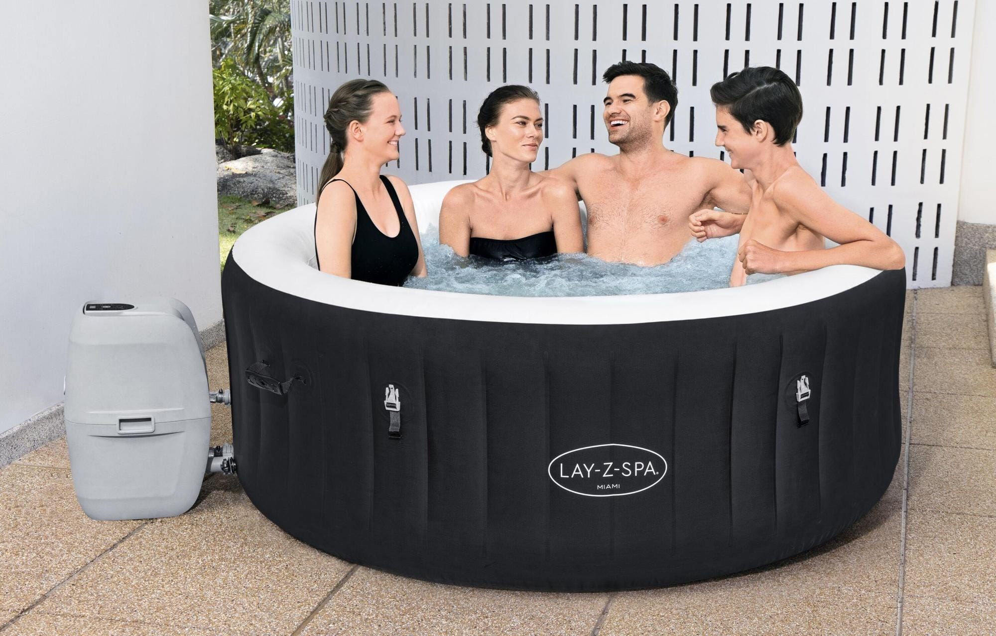 Idromassaggi gonfiabili Lay-Z-Spa Idromassaggio gonfiabile Lay-Z-Spa Miami AirJet 2-4 persone Bestway 1