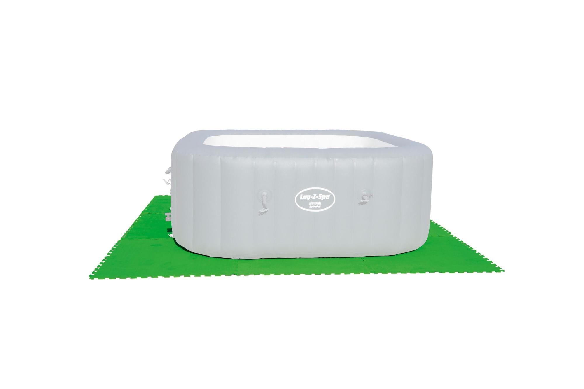 Accessori Piscine e Spa Tappeto sotto piscina componibile da 78x78 cm verde Bestway 2