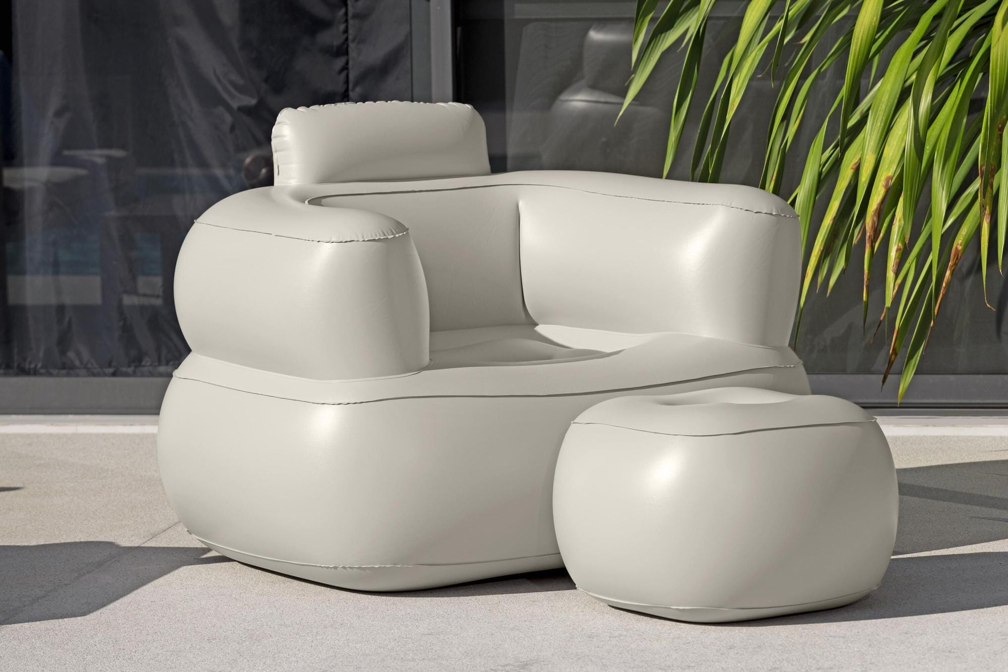 Arredo gonfiabile casa e giardino Poltrona gonfiabile e pouf Comfi Cube Bestway 3