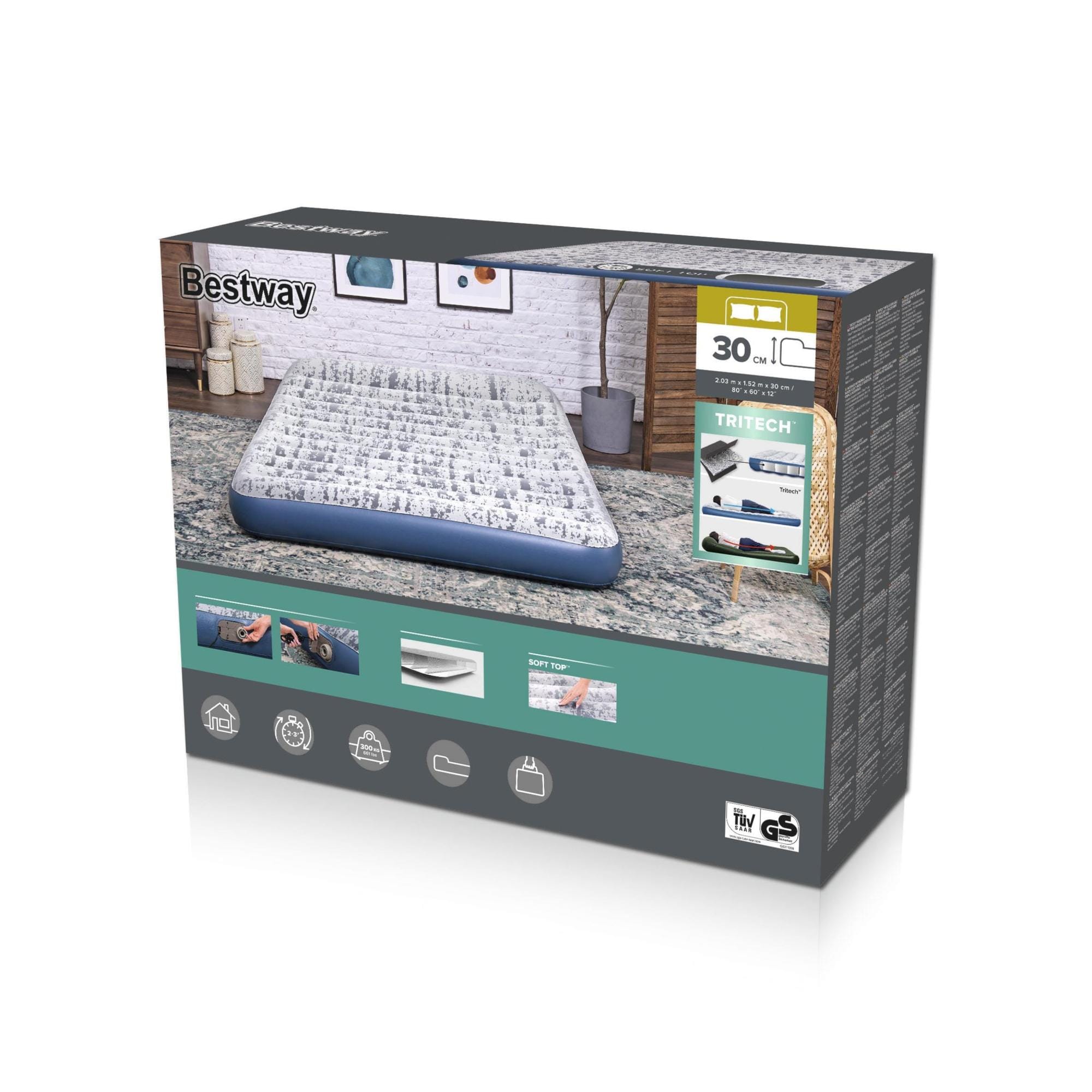 Materassi gonfiabili Materasso gonfiabile matrimoniale da 203x152x30 cm Bestway 10