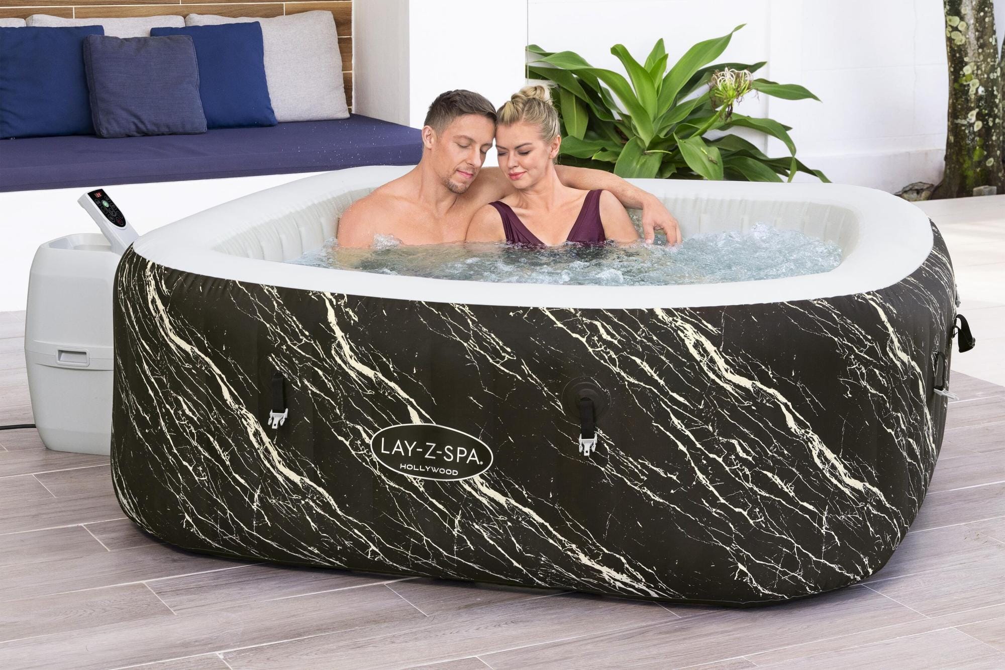 Idromassaggi gonfiabili Lay-Z-Spa Idromassaggio gonfiabile Hollywood Lay-Z-Spa AirJet 4-6 persone Bestway 1