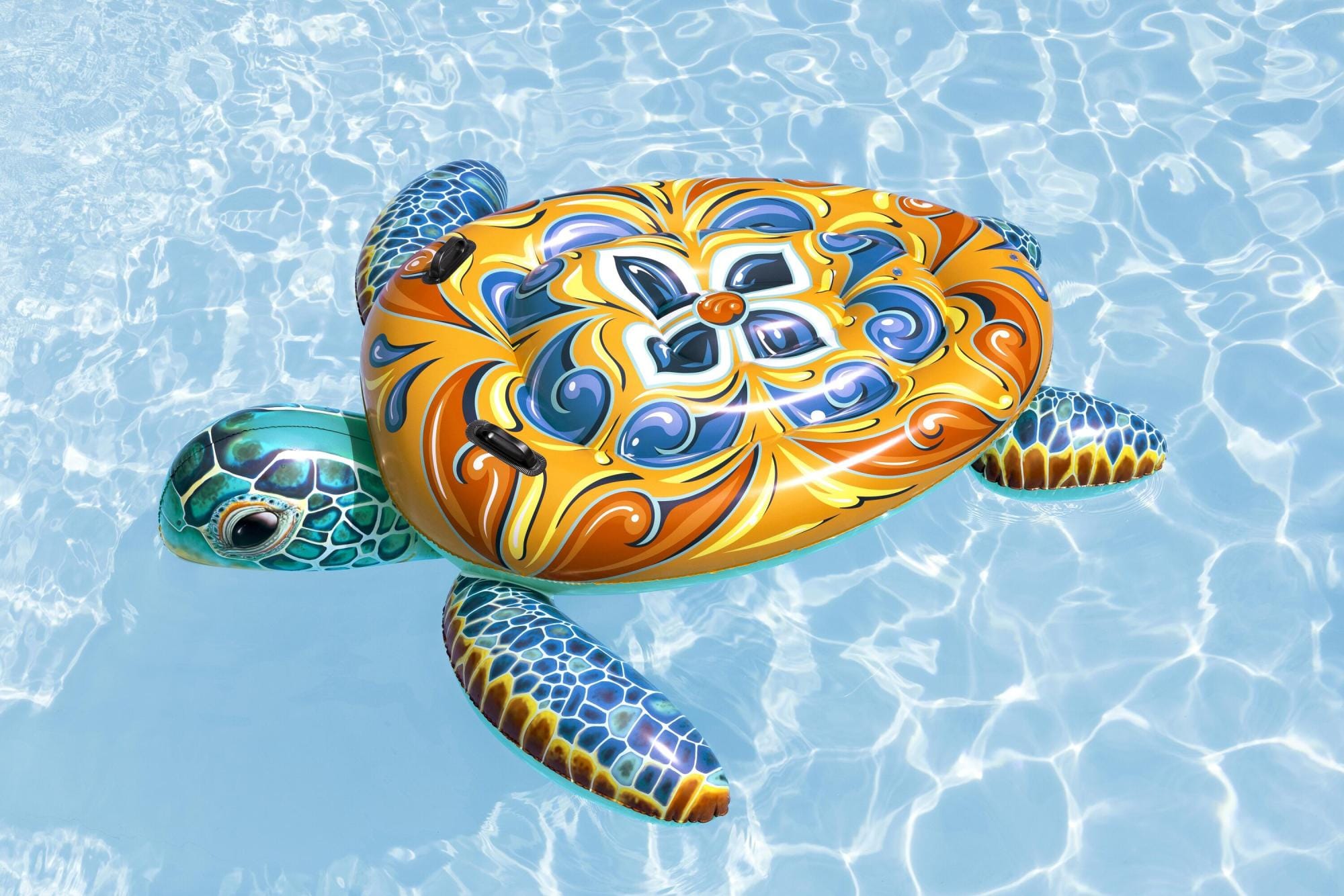 Gonfiabili mare per adulti Cavalcabile gonfiabile da piscina Mediterranean Turtle Bestway 1