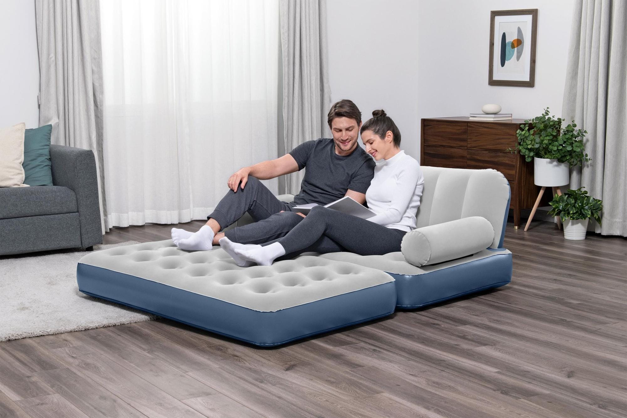 Arredo gonfiabile casa e giardino Divano gonfiabile multifunzione 3-in-1 Bestway 2