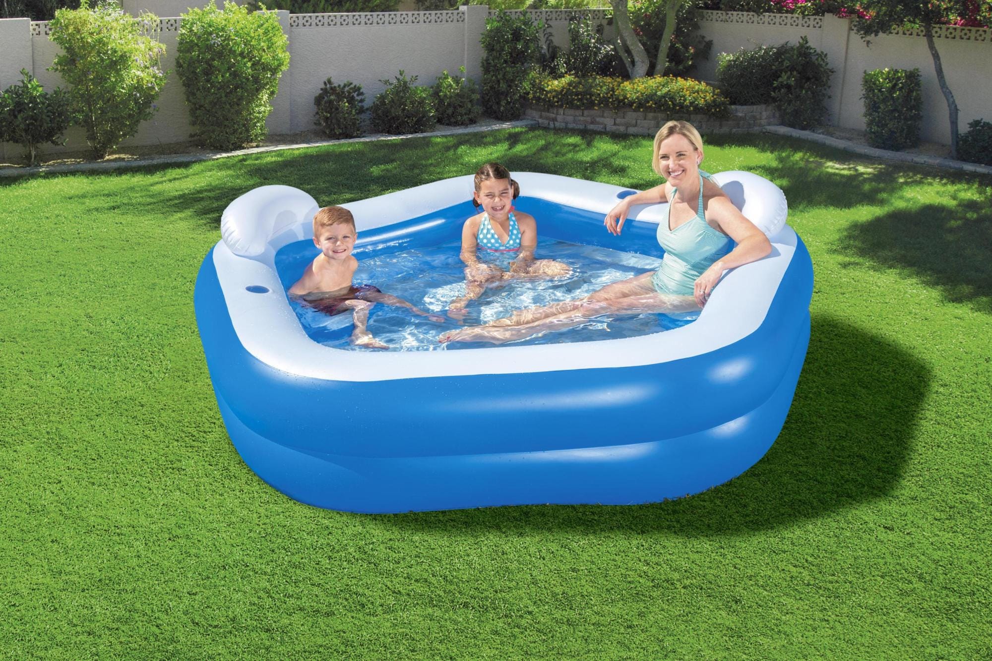 Giochi gonfiabili per bambini Piscina gonfiabile per famiglie da 213x206 cm Bestway 1