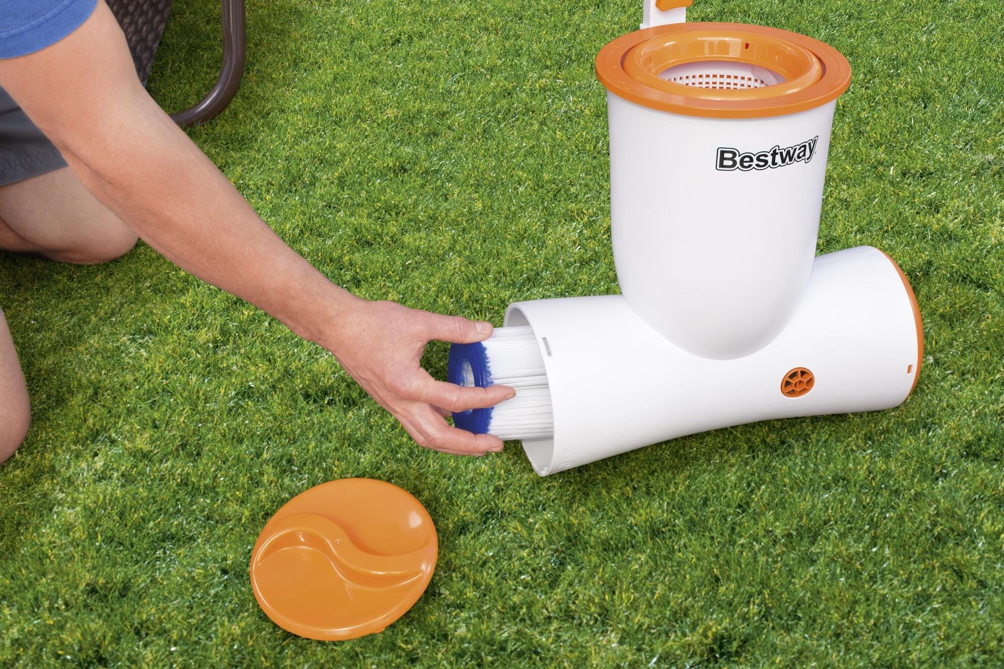 Pompe di filtraggio e Cartucce Pompa di filtraggio Skimatic a cartuccia Tipo III da 2.574 L/H Bestway 4