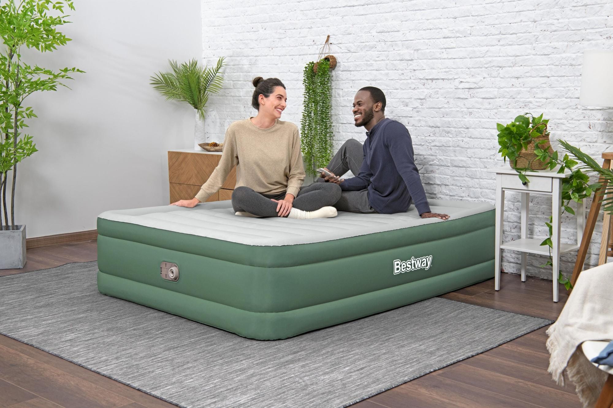 Materassi gonfiabili Materasso matrimoniale ToughLite da 203x152x46 cm Bestway 4