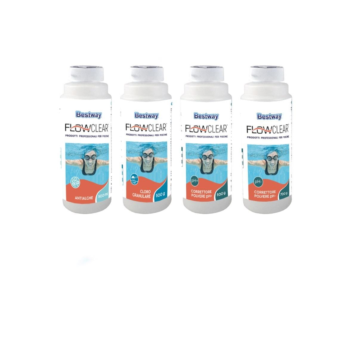 Trattamento chimico dell'acqua Kit per trattamento chimico per acqua piscina Bestway 2