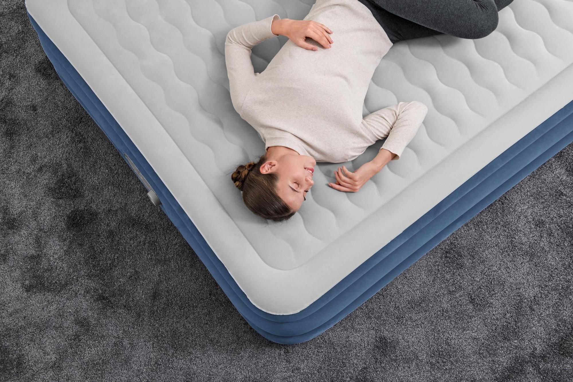Materassi gonfiabili Materasso gonfiabile matrimoniale AlwayzAire da 203x152x46 cm blu Bestway 1