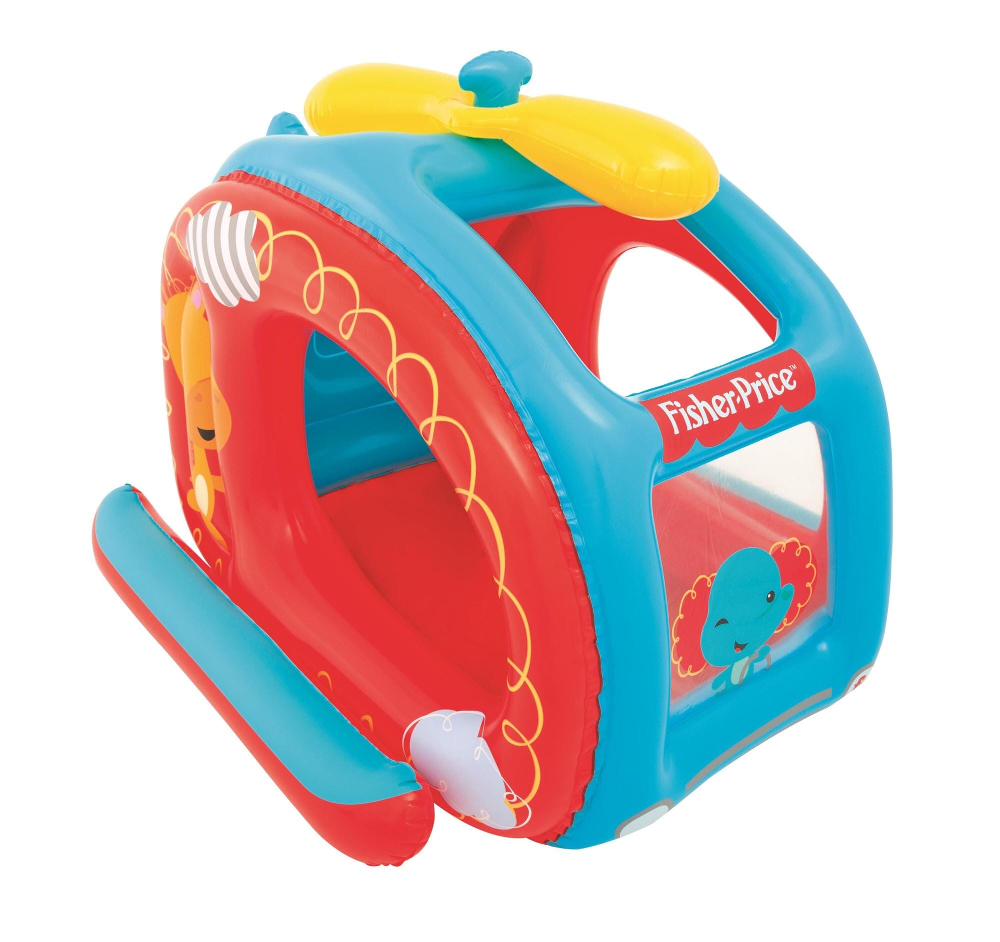 Giochi gonfiabili per bambini Playcenter gonfiabile Elicottero Fisher-Price con palline Bestway 9