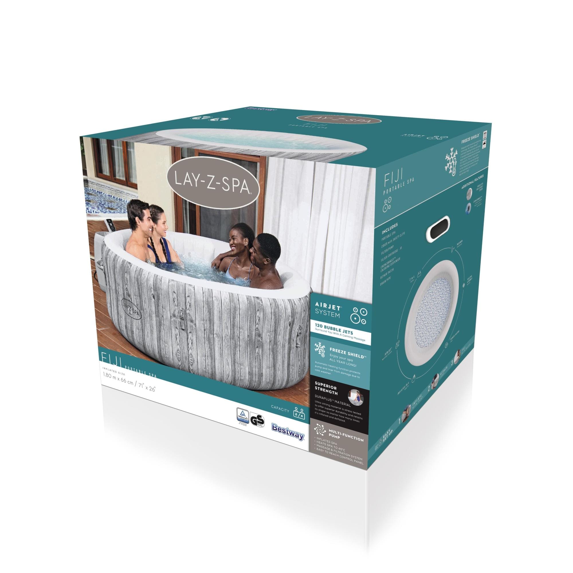 Idromassaggi gonfiabili Lay-Z-Spa Idromassaggio gonfiabile Lay-Z-Spa Fiji AirJet 2-4 persone Bestway 9