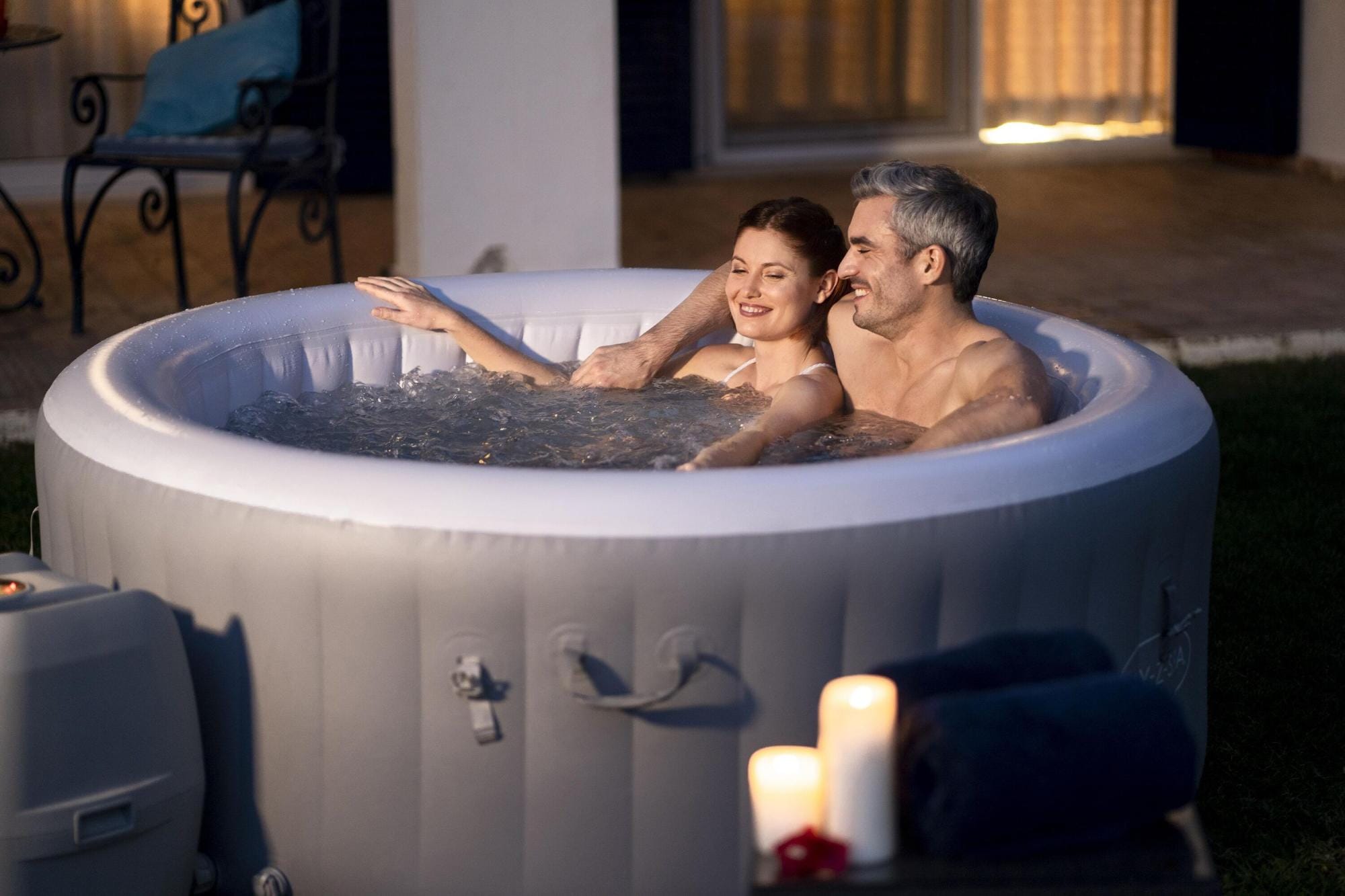 Idromassaggi gonfiabili Lay-Z-Spa Idromassaggio gonfiabile Lay-Z-Spa St. Lucia AirJet 2-3 persone Bestway 1