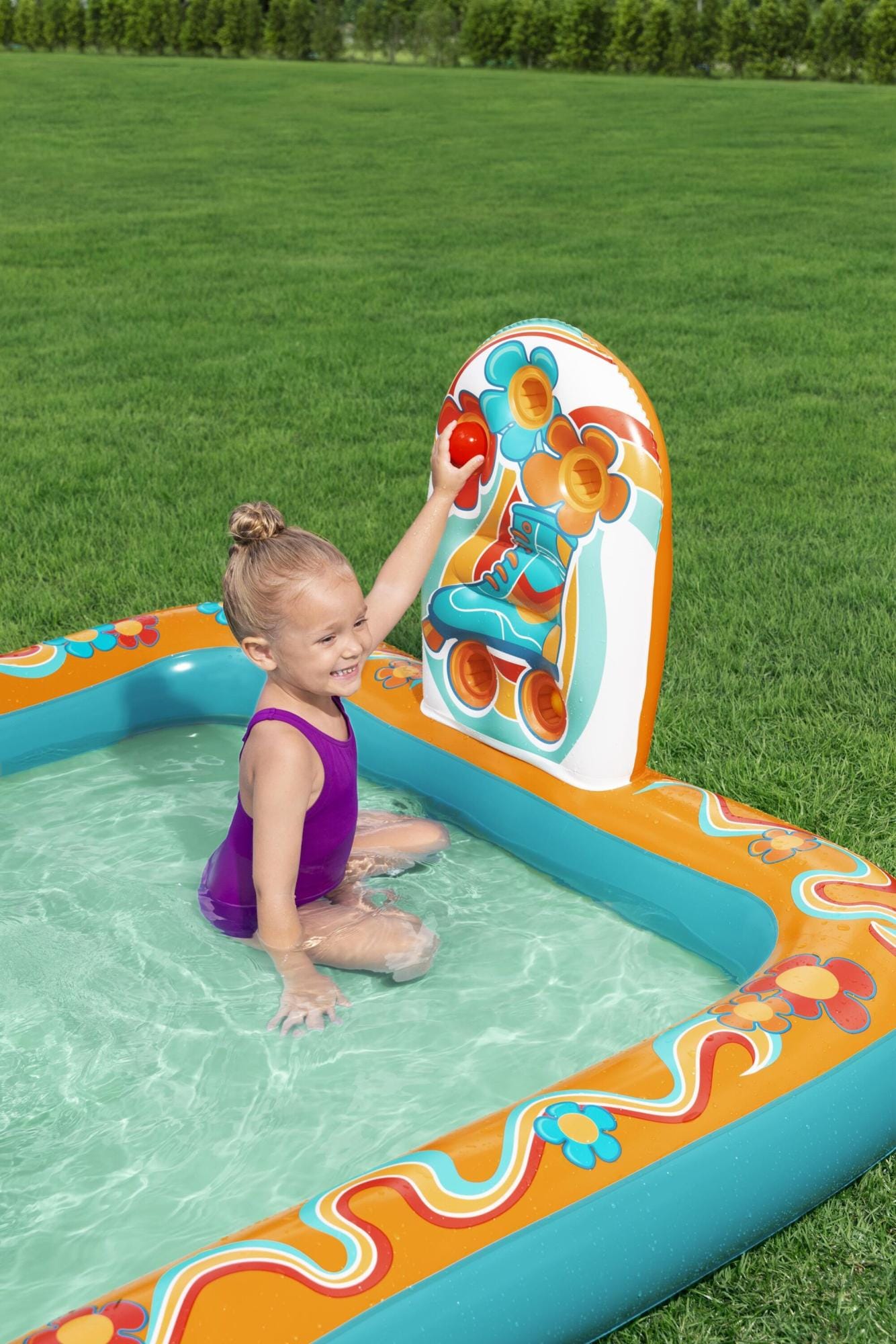 Giochi gonfiabili per bambini Playcenter gonfiabile Retro Groove per bambini Bestway 1