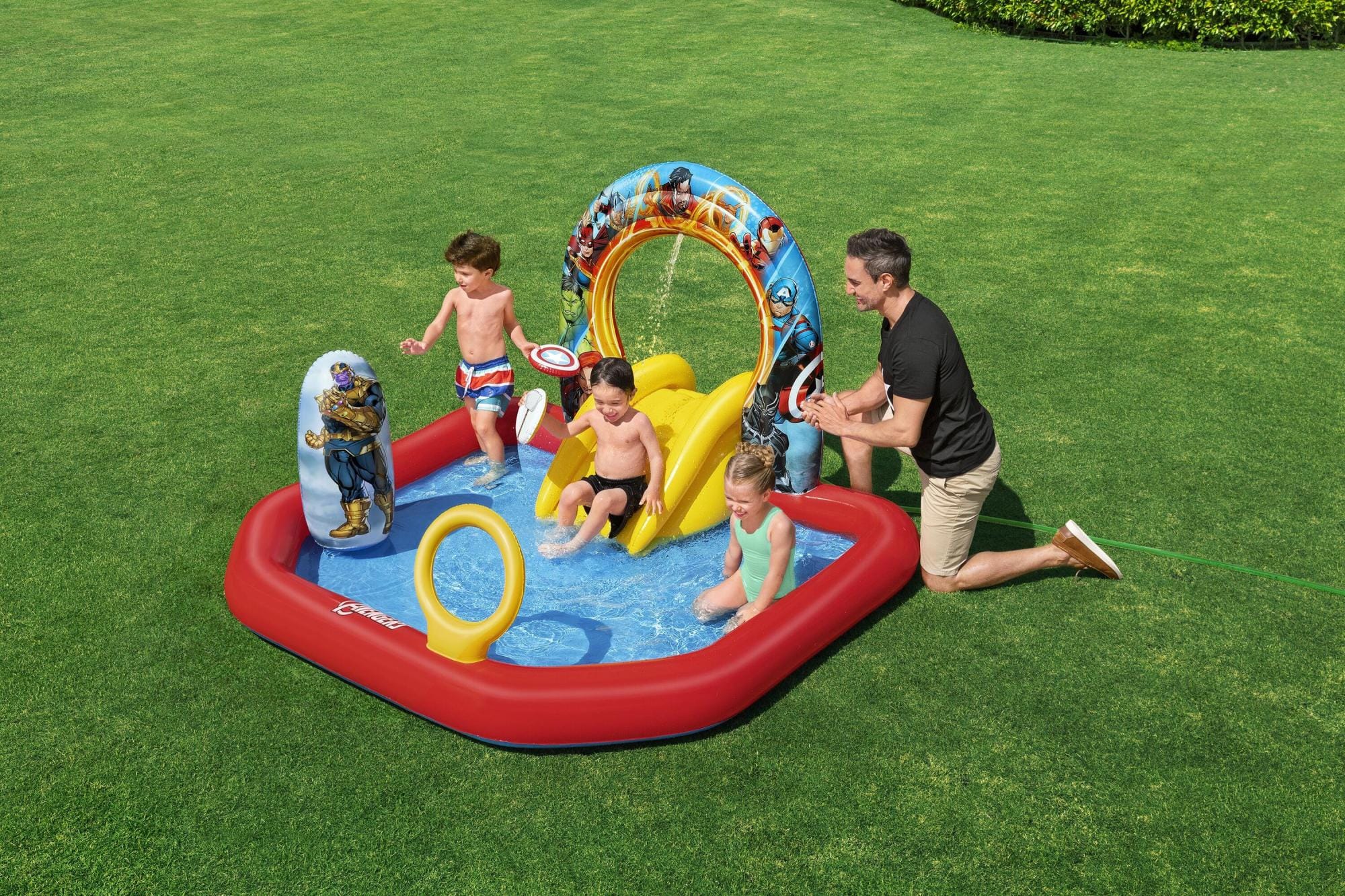 Giochi gonfiabili per bambini Playcenter gonfiabile Avengers Bestway 2