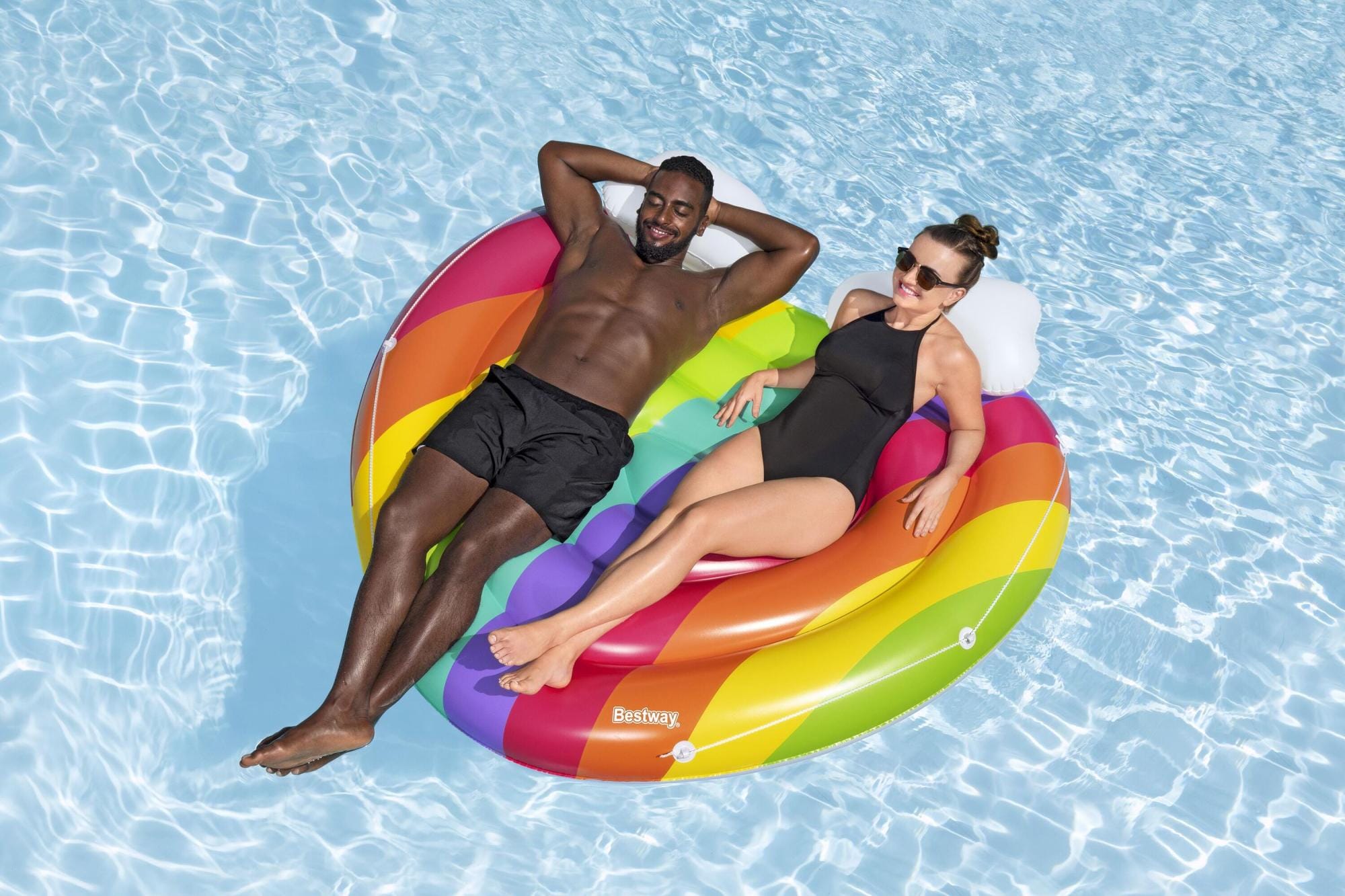 Gonfiabili mare per adulti Isola gonfiabile Rainbow Dreams Bestway 4
