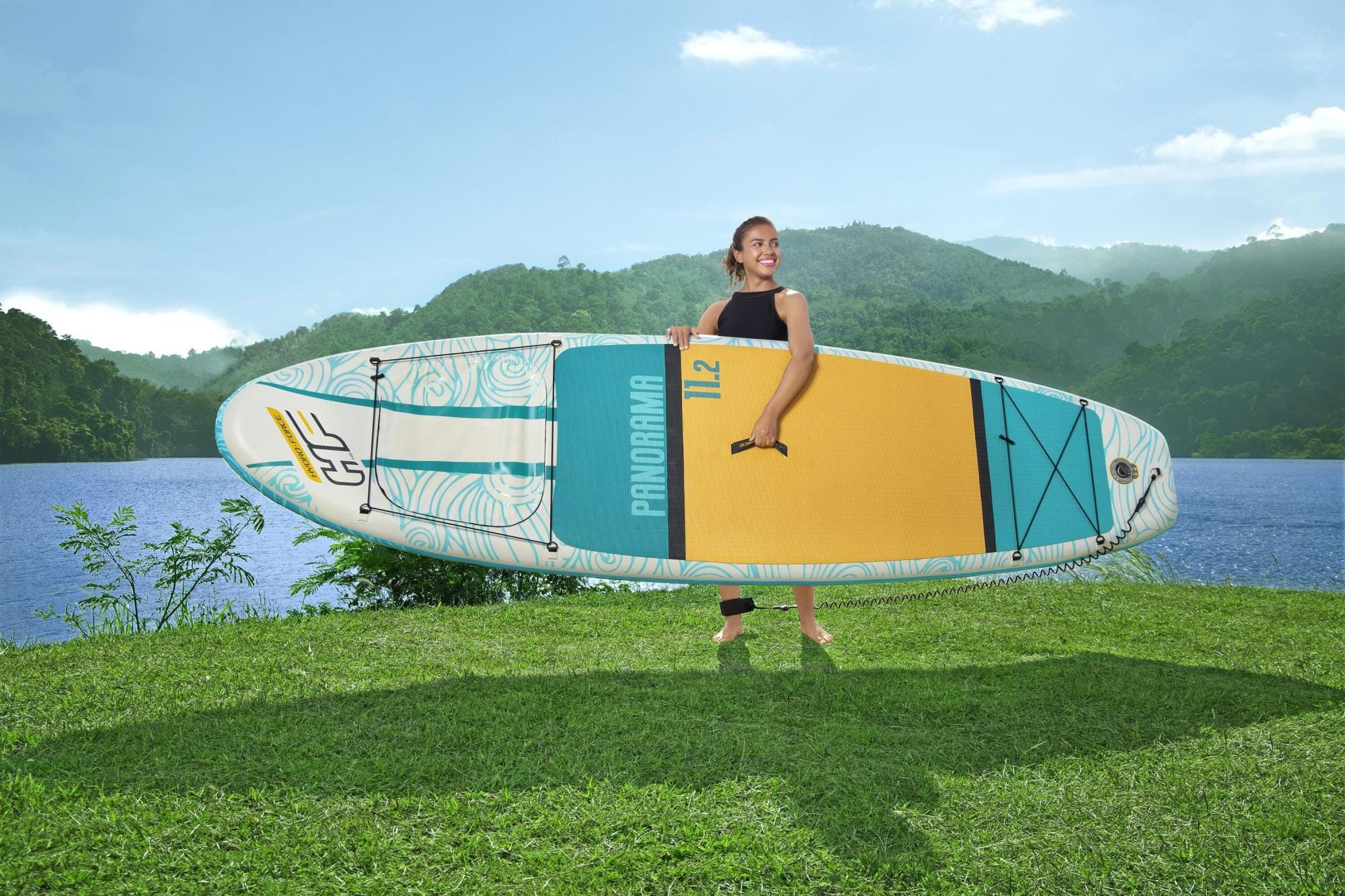 Sport Acquatici Tavola da SUP gonfiabile Panorama da 340x89x15 cm Bestway 5