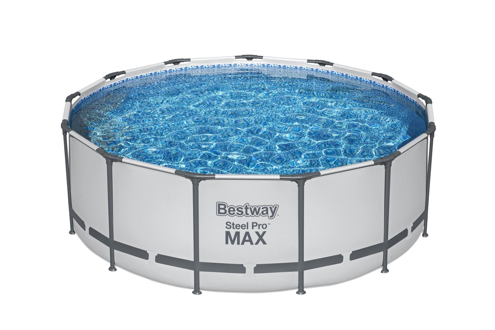 Piscine fuori terra Piscina base struttura e liner rotonda Steel Pro MAX da 396x122 cm Bestway 1
